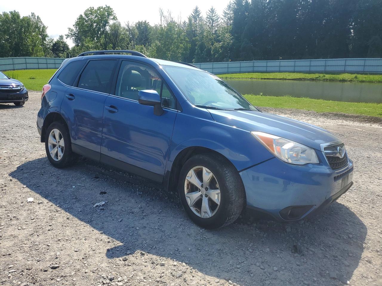2015 Subaru Forester 2.5i Limited Blue vin: JF2SJAKC9FH470008