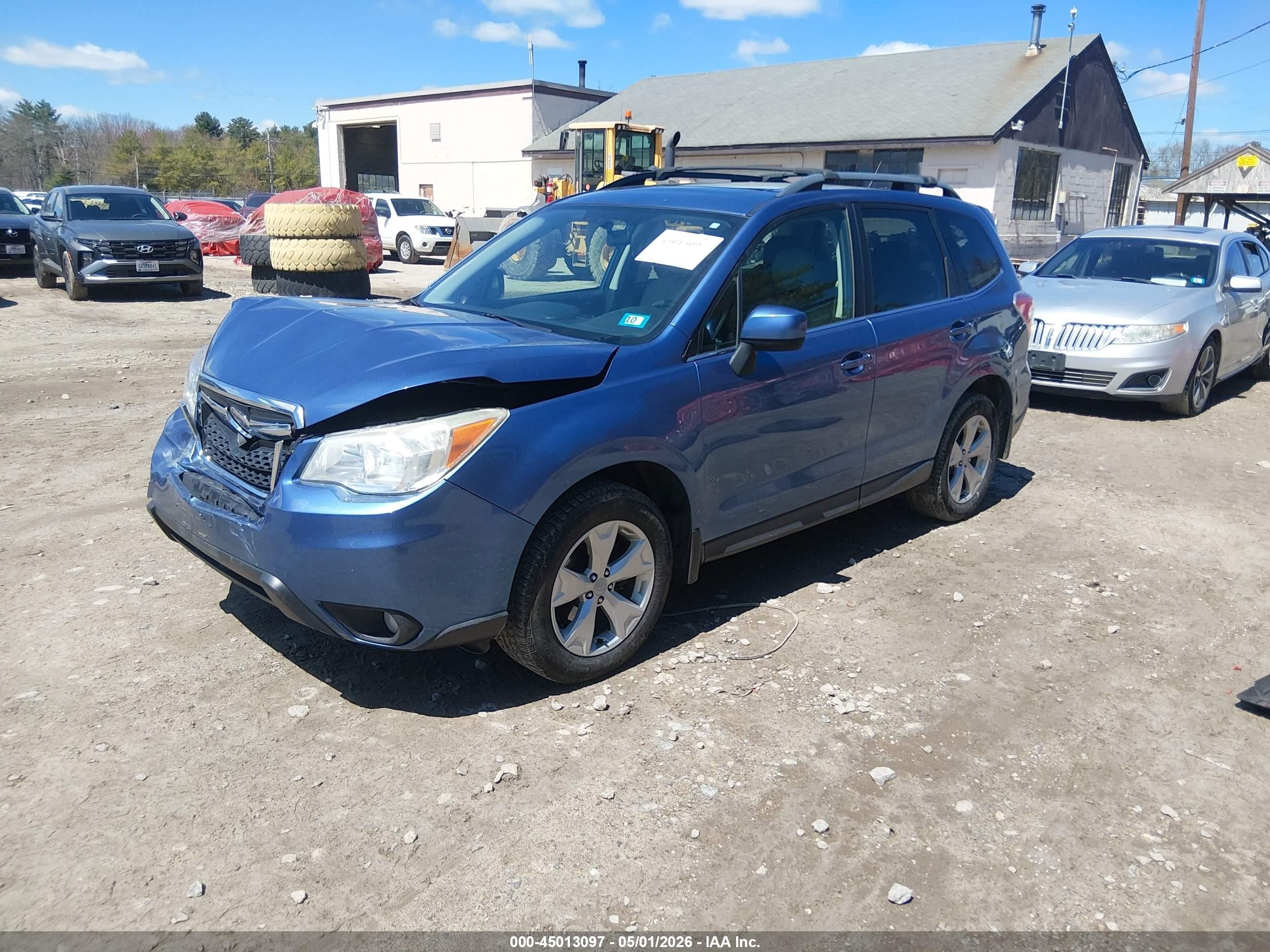 2015 Subaru Forester 2.5i Limited Blue vin: JF2SJAKC9FH535083