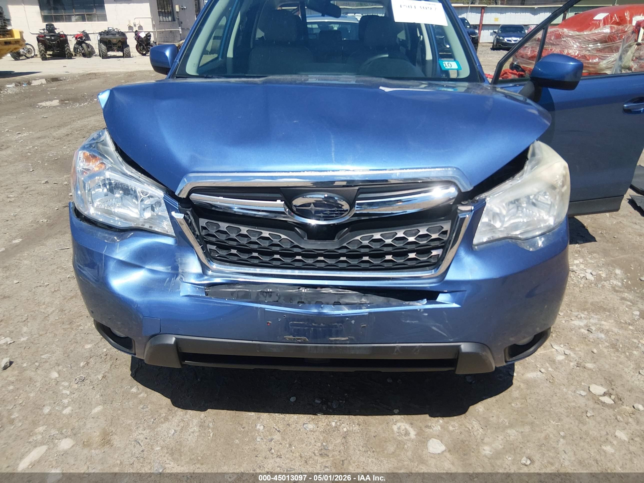 2015 Subaru Forester 2.5i Limited Blue vin: JF2SJAKC9FH535083