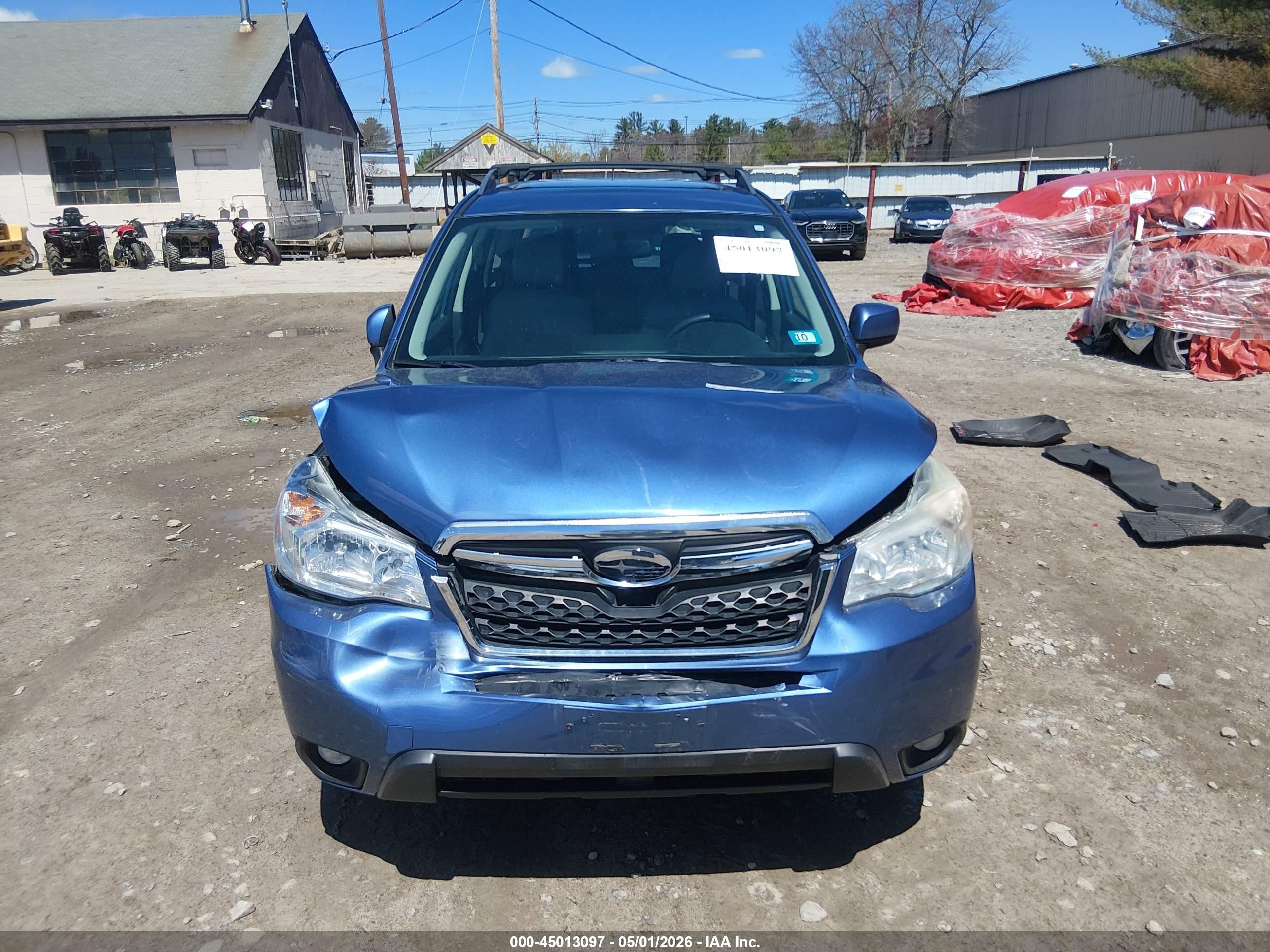 2015 Subaru Forester 2.5i Limited Blue vin: JF2SJAKC9FH535083