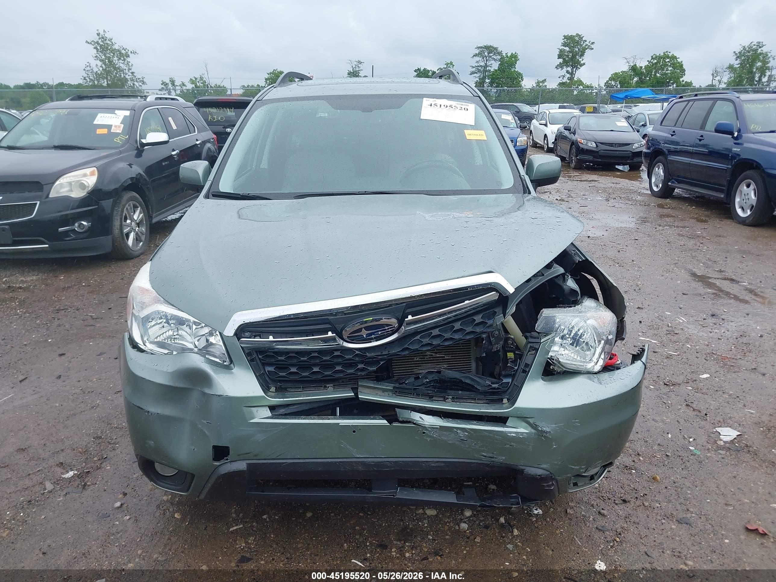 2015 Subaru Forester 2.5i Limited Teal vin: JF2SJAKCXFH405541