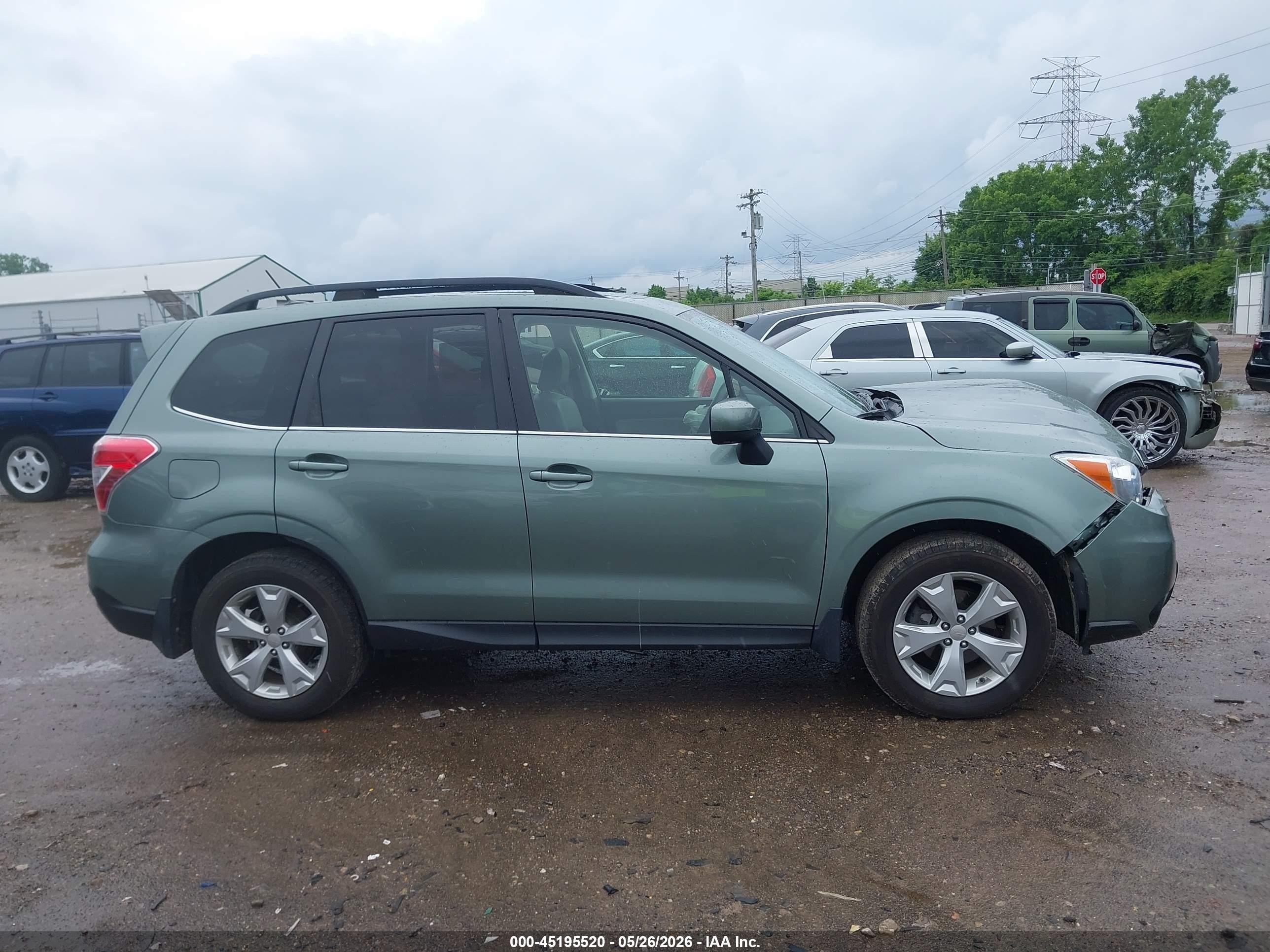 2015 Subaru Forester 2.5i Limited Teal vin: JF2SJAKCXFH405541