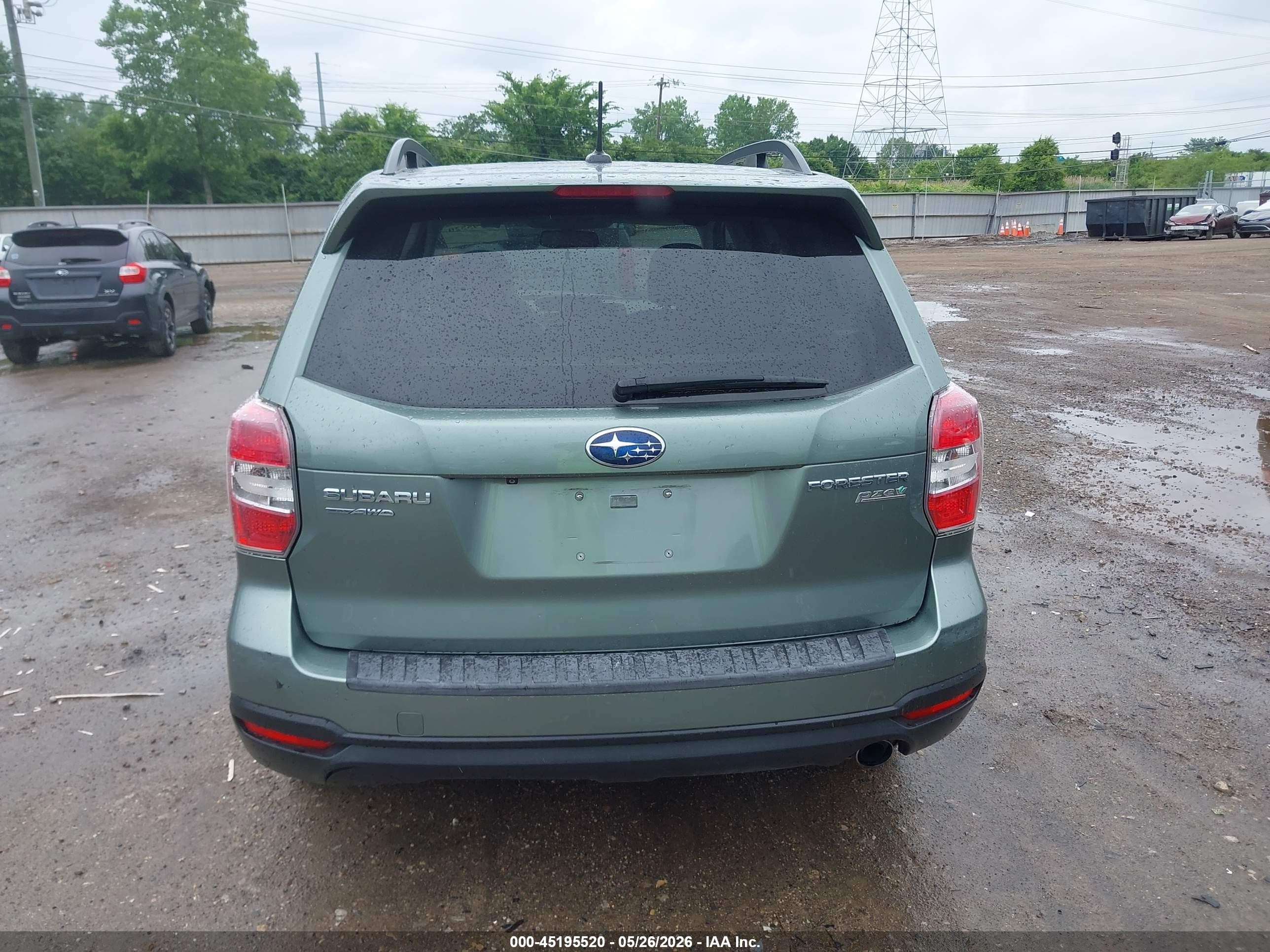 2015 Subaru Forester 2.5i Limited Teal vin: JF2SJAKCXFH405541