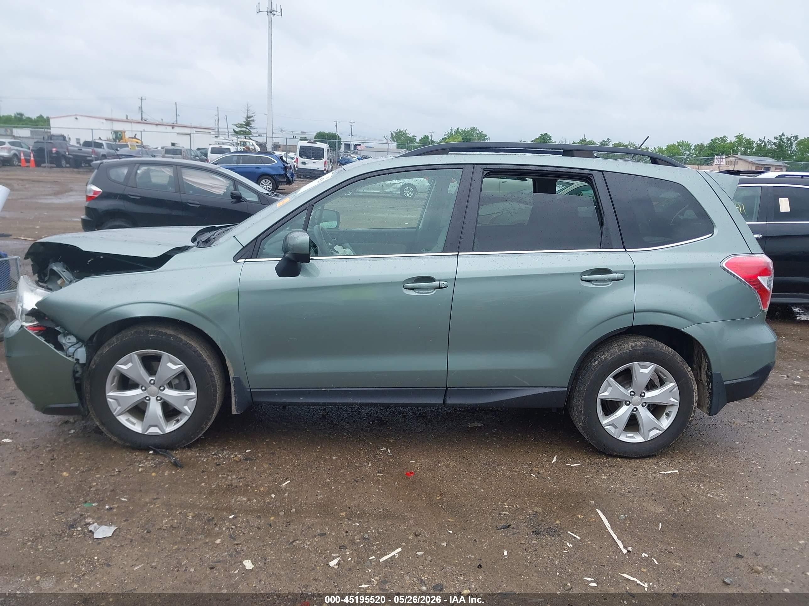2015 Subaru Forester 2.5i Limited Teal vin: JF2SJAKCXFH405541