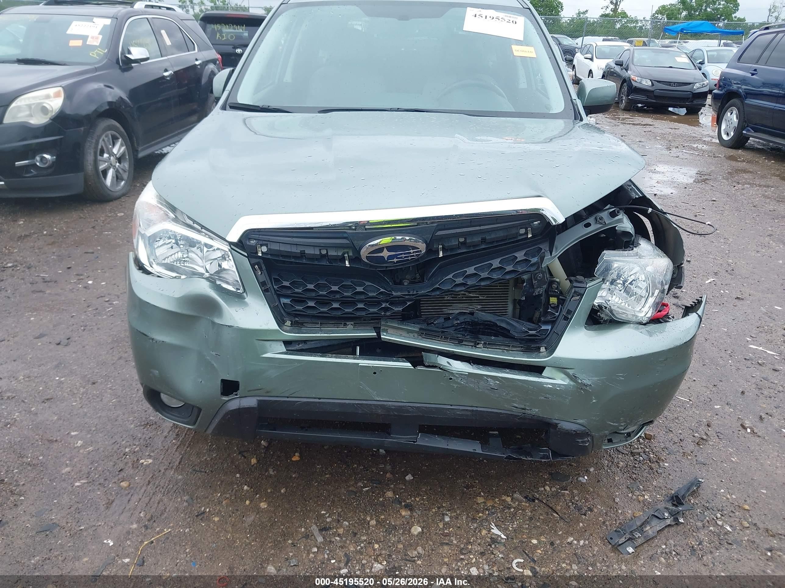 2015 Subaru Forester 2.5i Limited Teal vin: JF2SJAKCXFH405541