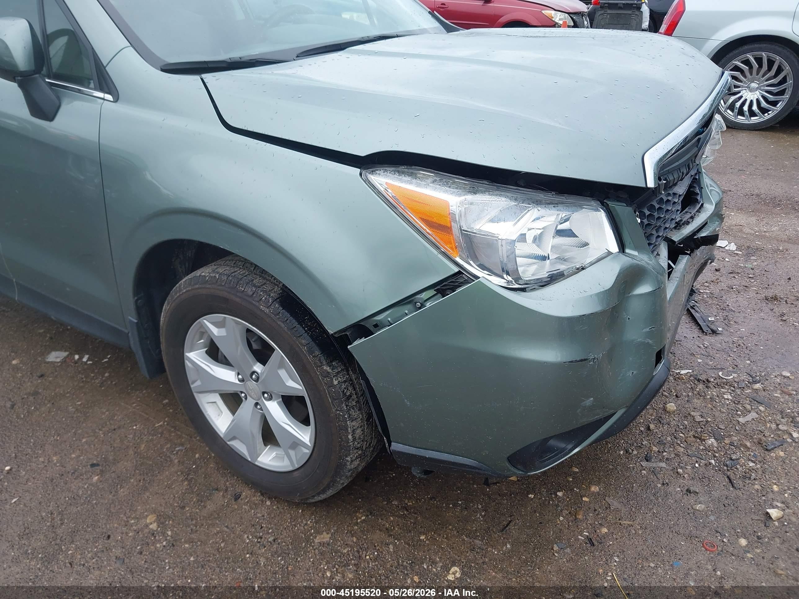 2015 Subaru Forester 2.5i Limited Teal vin: JF2SJAKCXFH405541