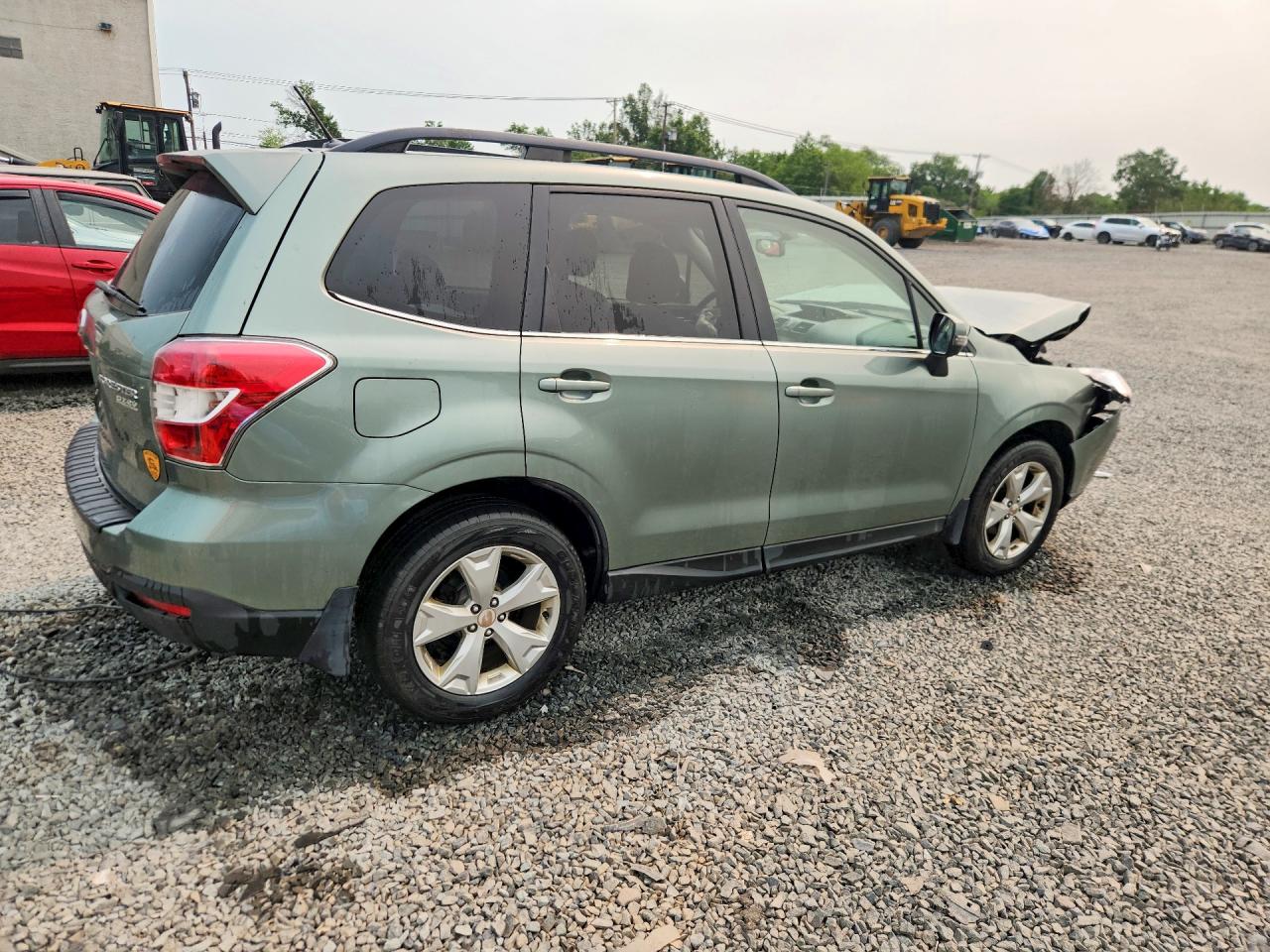2014 Subaru Forester 2.5i Touring Green vin: JF2SJAMC0EH509029