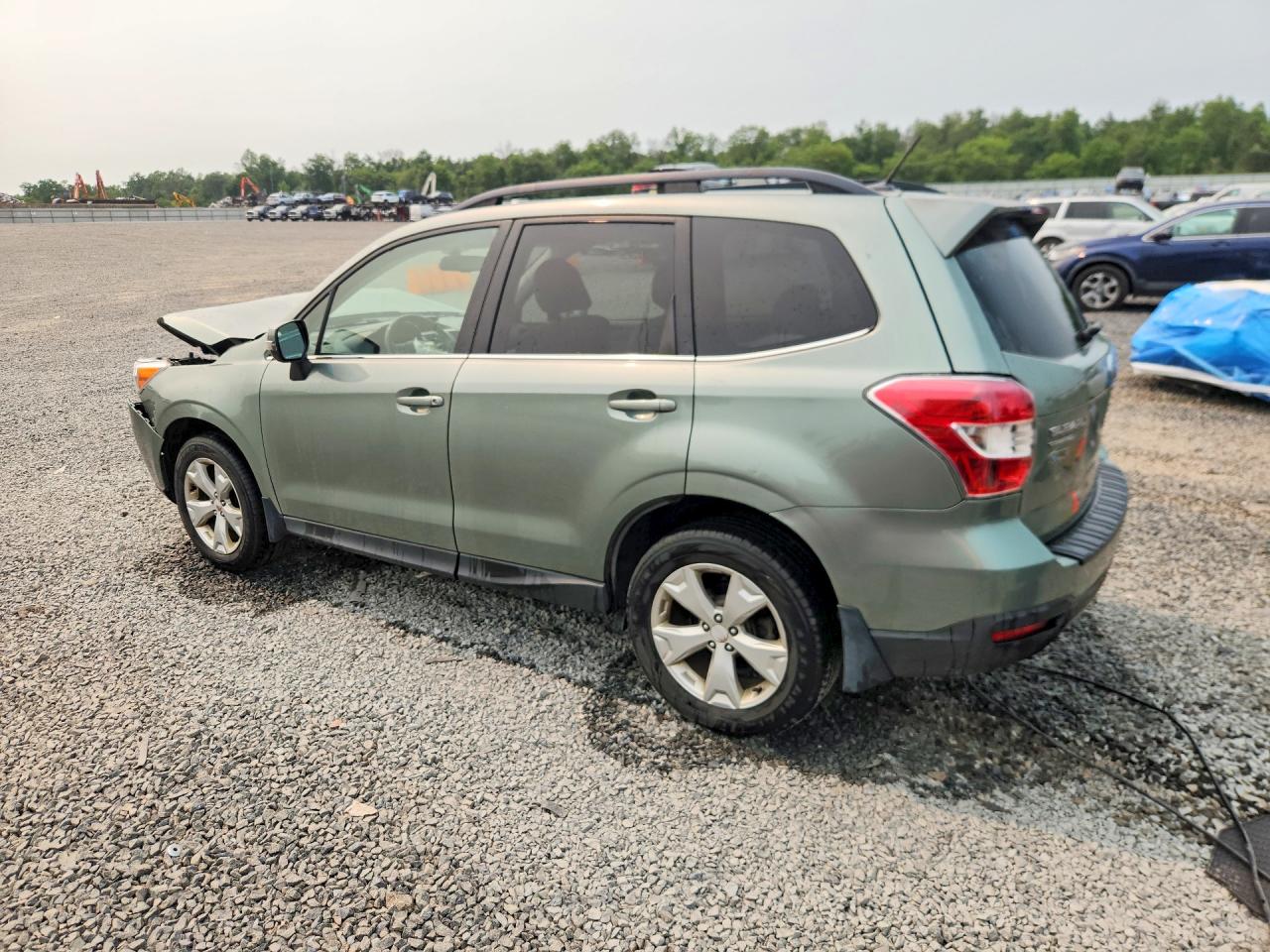 2014 Subaru Forester 2.5i Touring Green vin: JF2SJAMC0EH509029