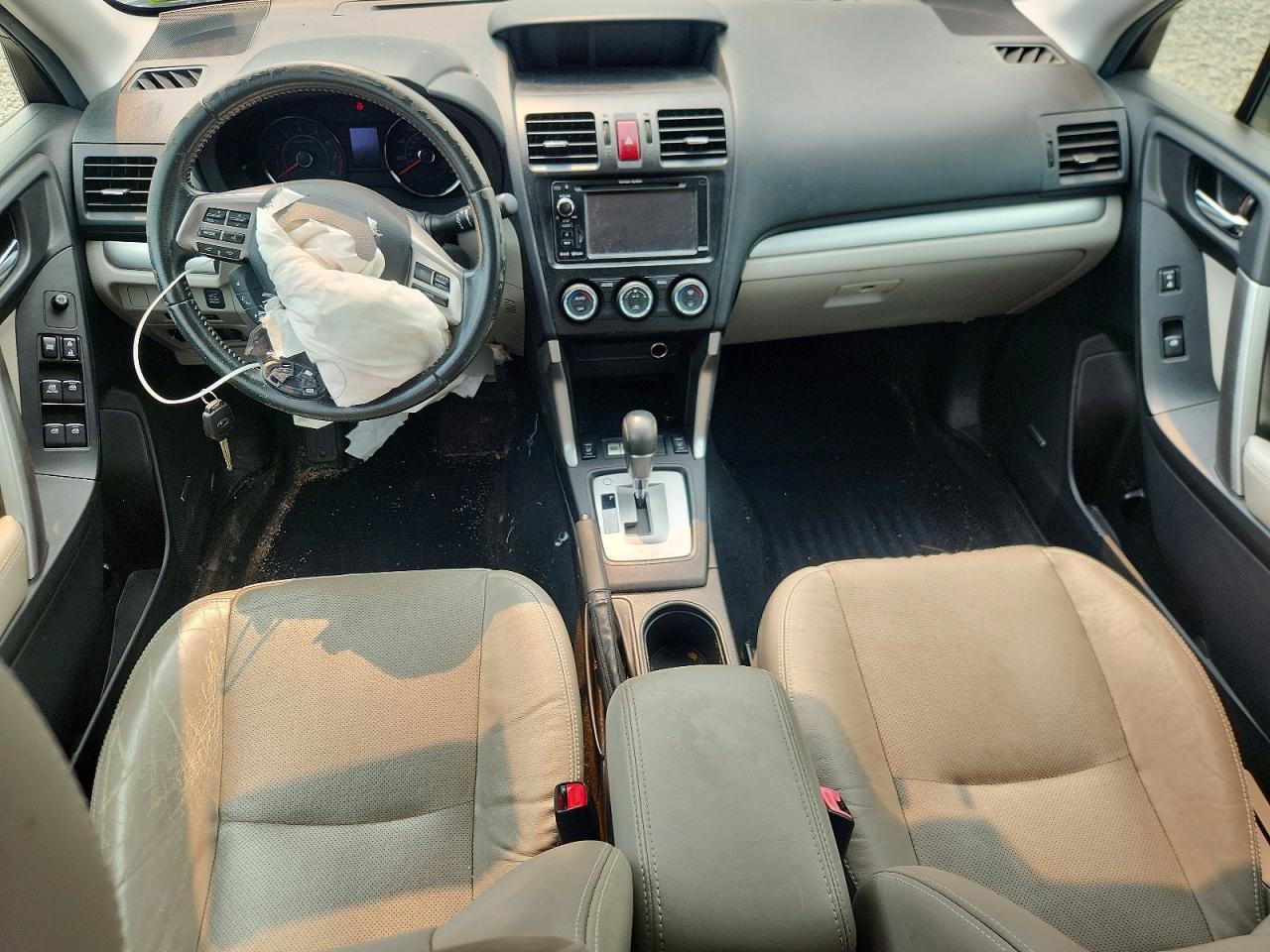 2014 Subaru Forester 2.5i Touring Green vin: JF2SJAMC0EH509029
