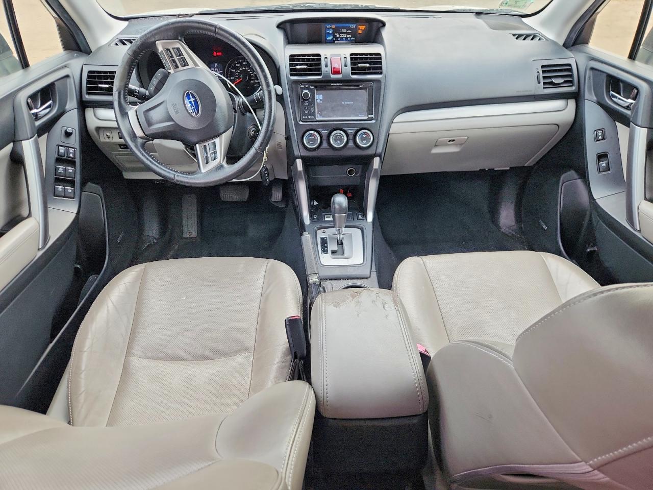 2014 Subaru Forester 2.5i Touring White vin: JF2SJAMC1EH516006