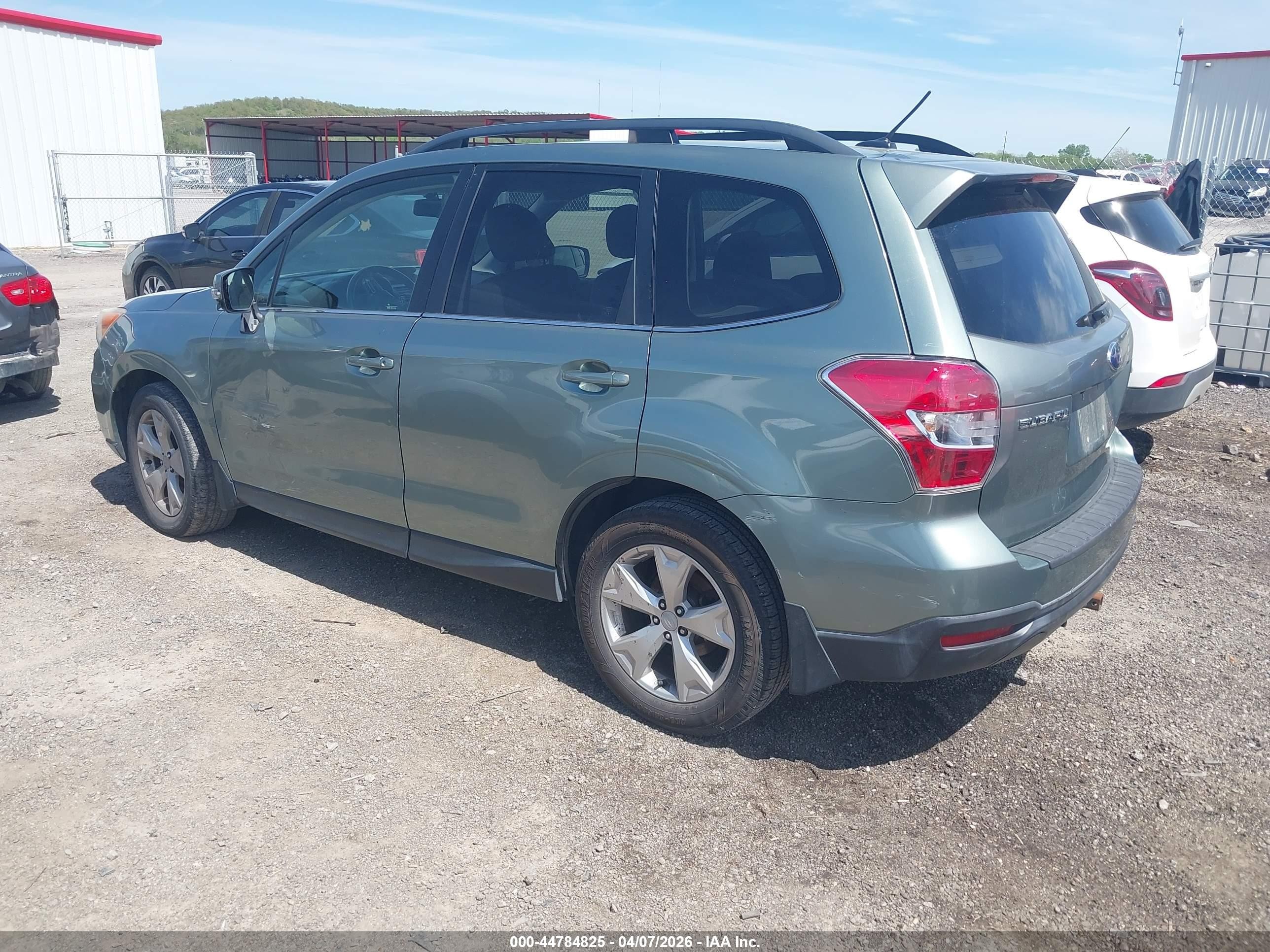 2014 Subaru Forester 2.5i Touring Green vin: JF2SJAMC2EH404654
