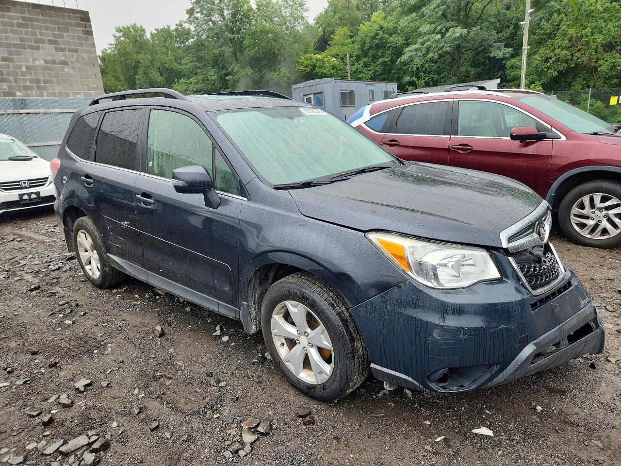 2014 Subaru Forester 2.5i Touring Black vin: JF2SJAMC2EH518749