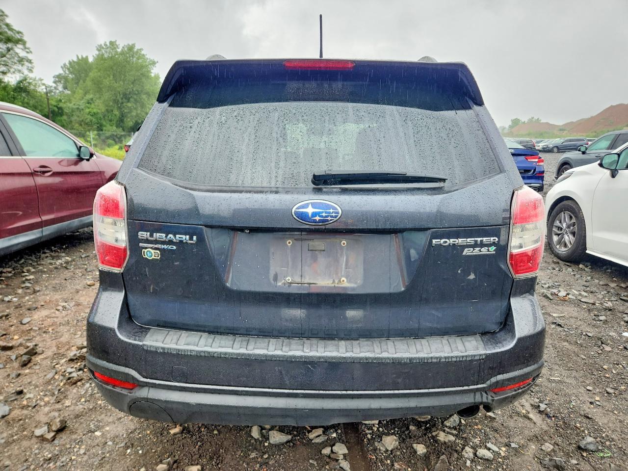 2014 Subaru Forester 2.5i Touring Black vin: JF2SJAMC2EH518749