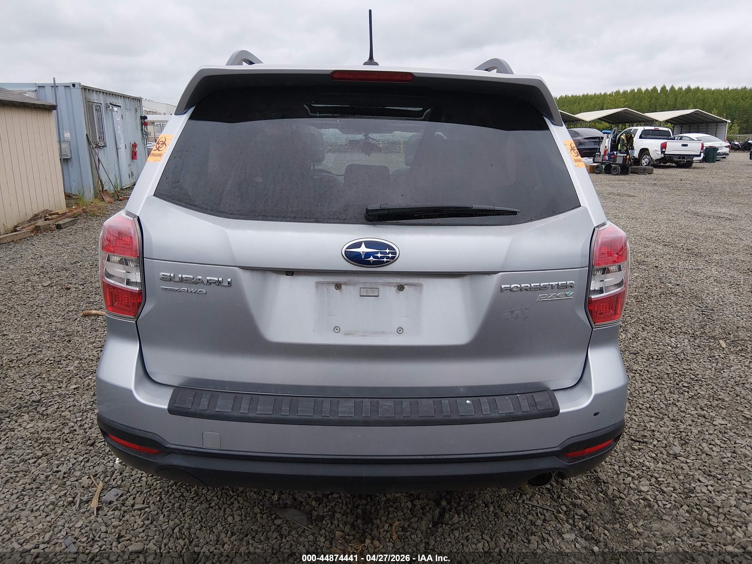 2014 Subaru Forester 2.5i Touring Silver vin: JF2SJAMC3EH499189