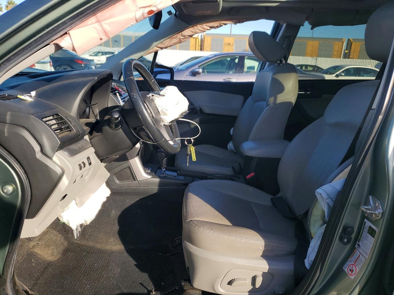 2014 Subaru Forester 2.5i Touring Gray vin: JF2SJAMC4EH518977
