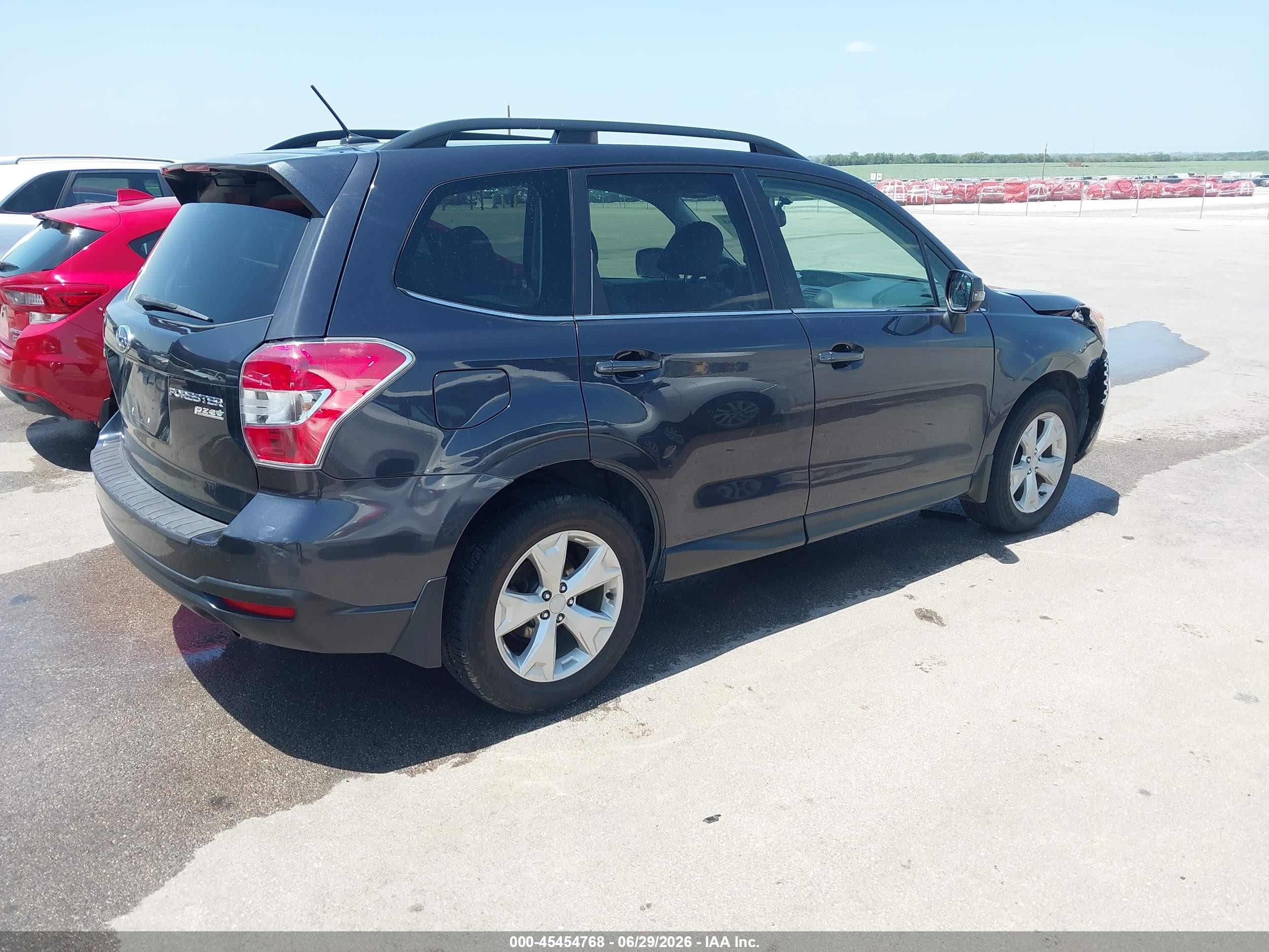 2014 Subaru Forester 2.5i Touring Синий vin: JF2SJAMC4EH526755
