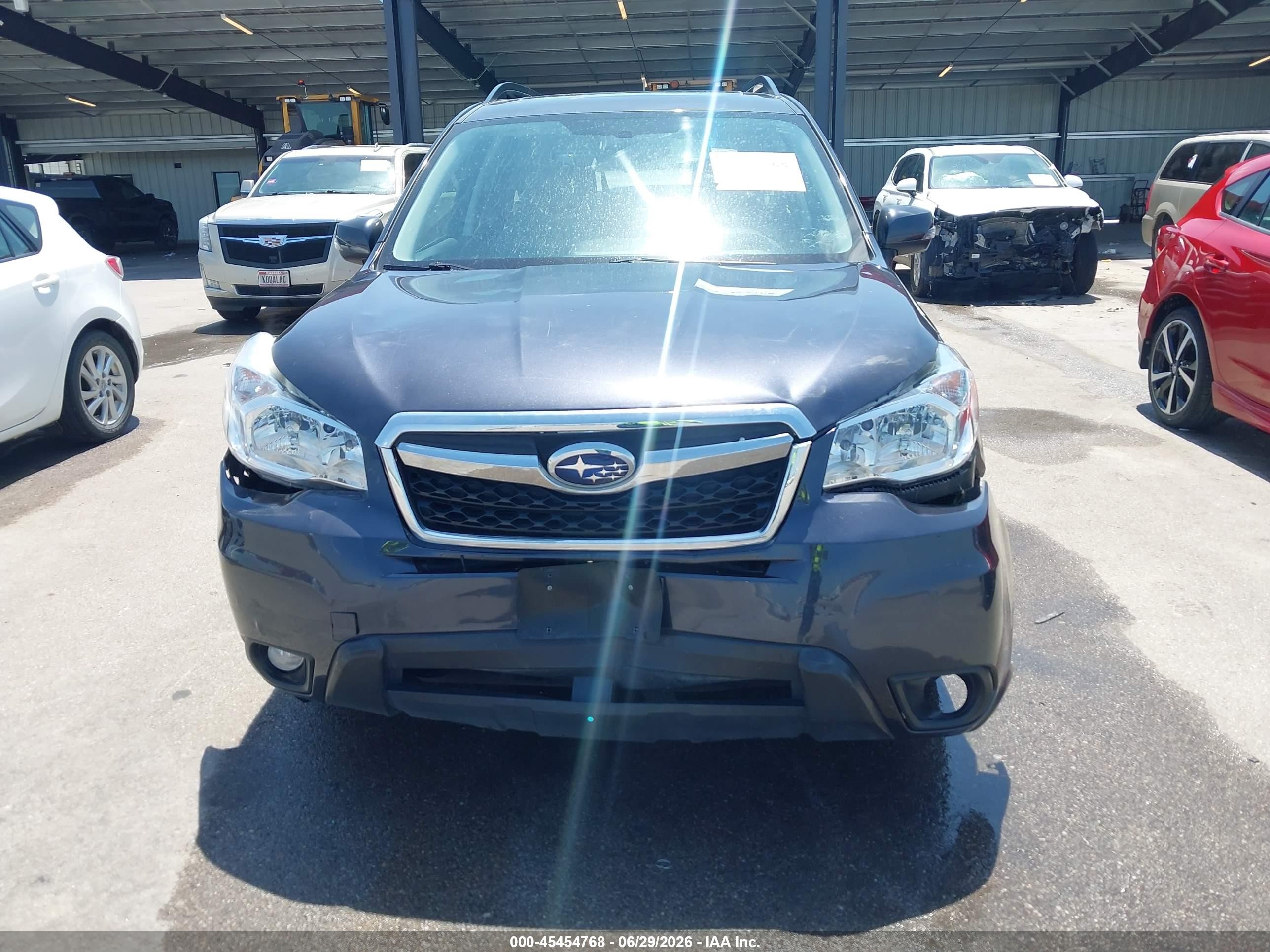2014 Subaru Forester 2.5i Touring Синий vin: JF2SJAMC4EH526755