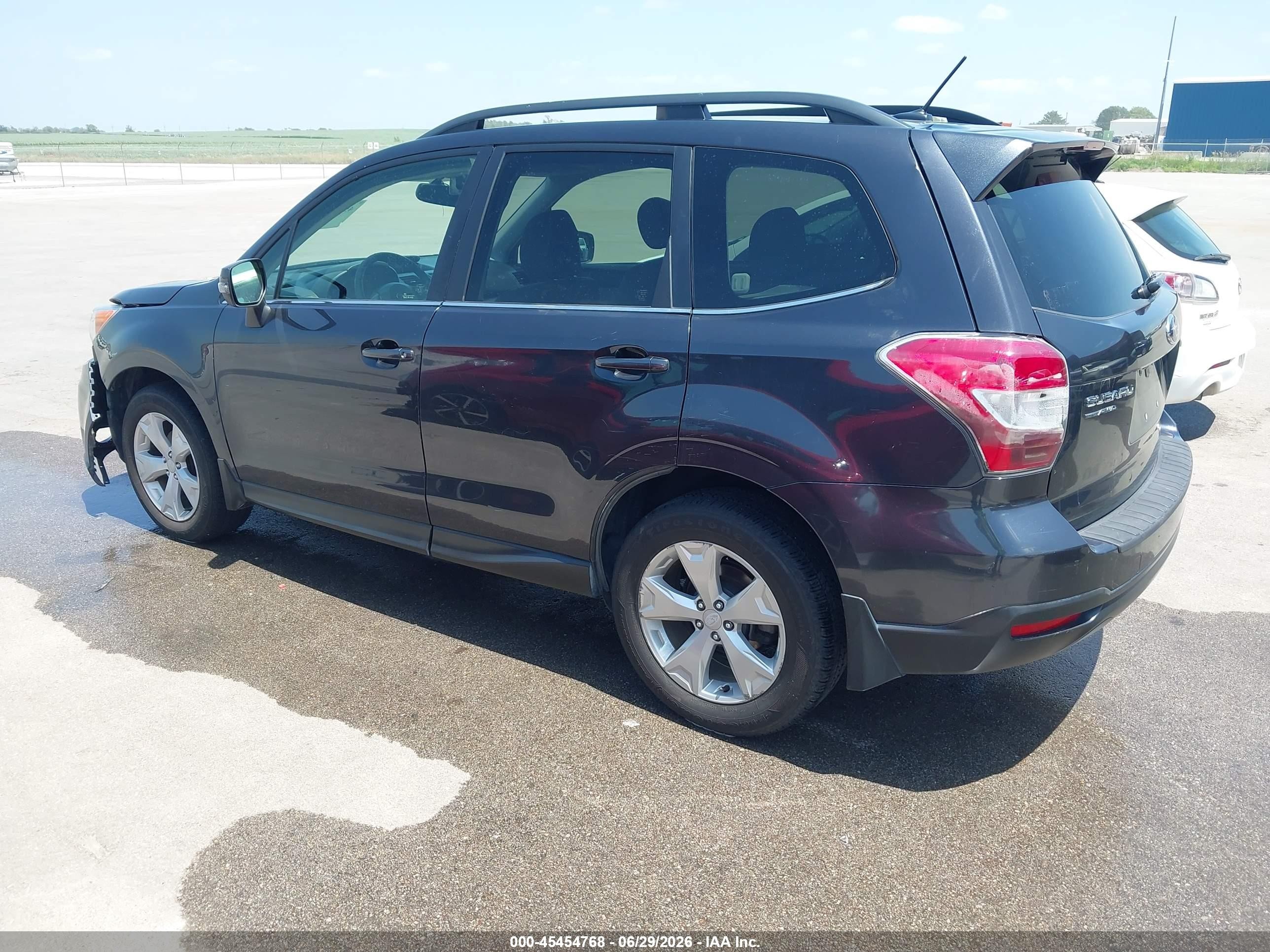 2014 Subaru Forester 2.5i Touring Синий vin: JF2SJAMC4EH526755
