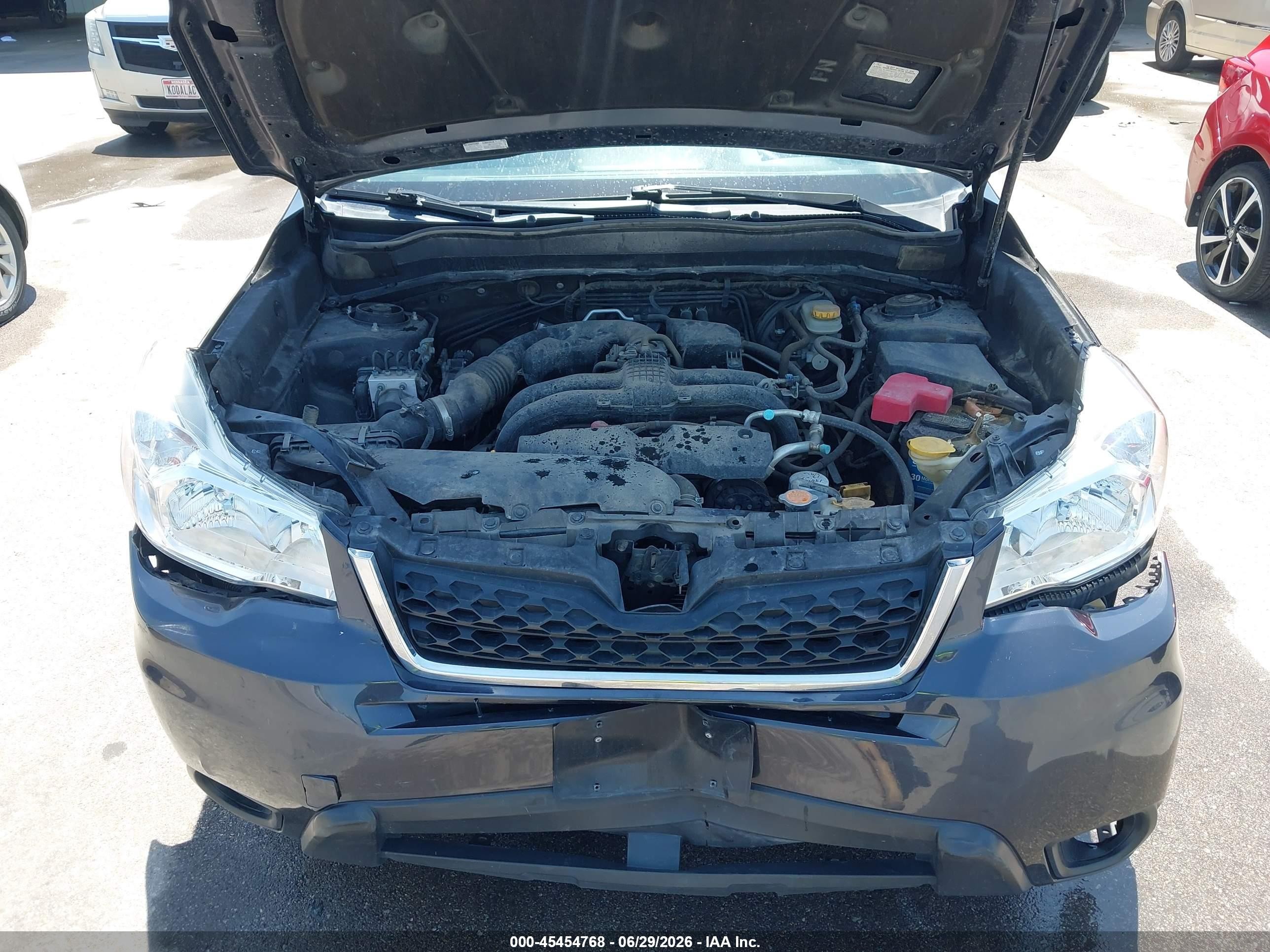2014 Subaru Forester 2.5i Touring Синий vin: JF2SJAMC4EH526755