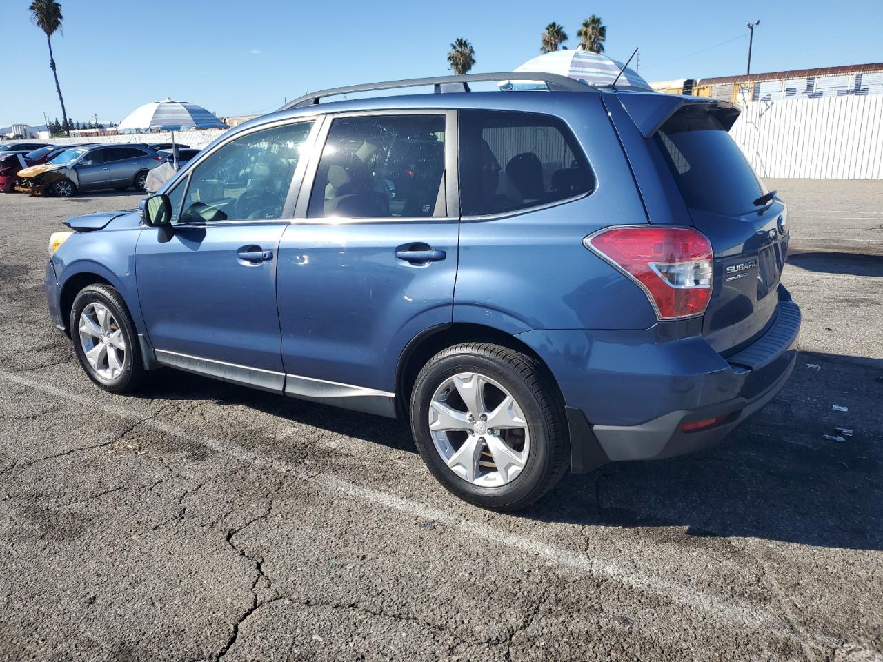 2014 Subaru Forester 2.5i Touring Синий vin: JF2SJAMC7EH407842
