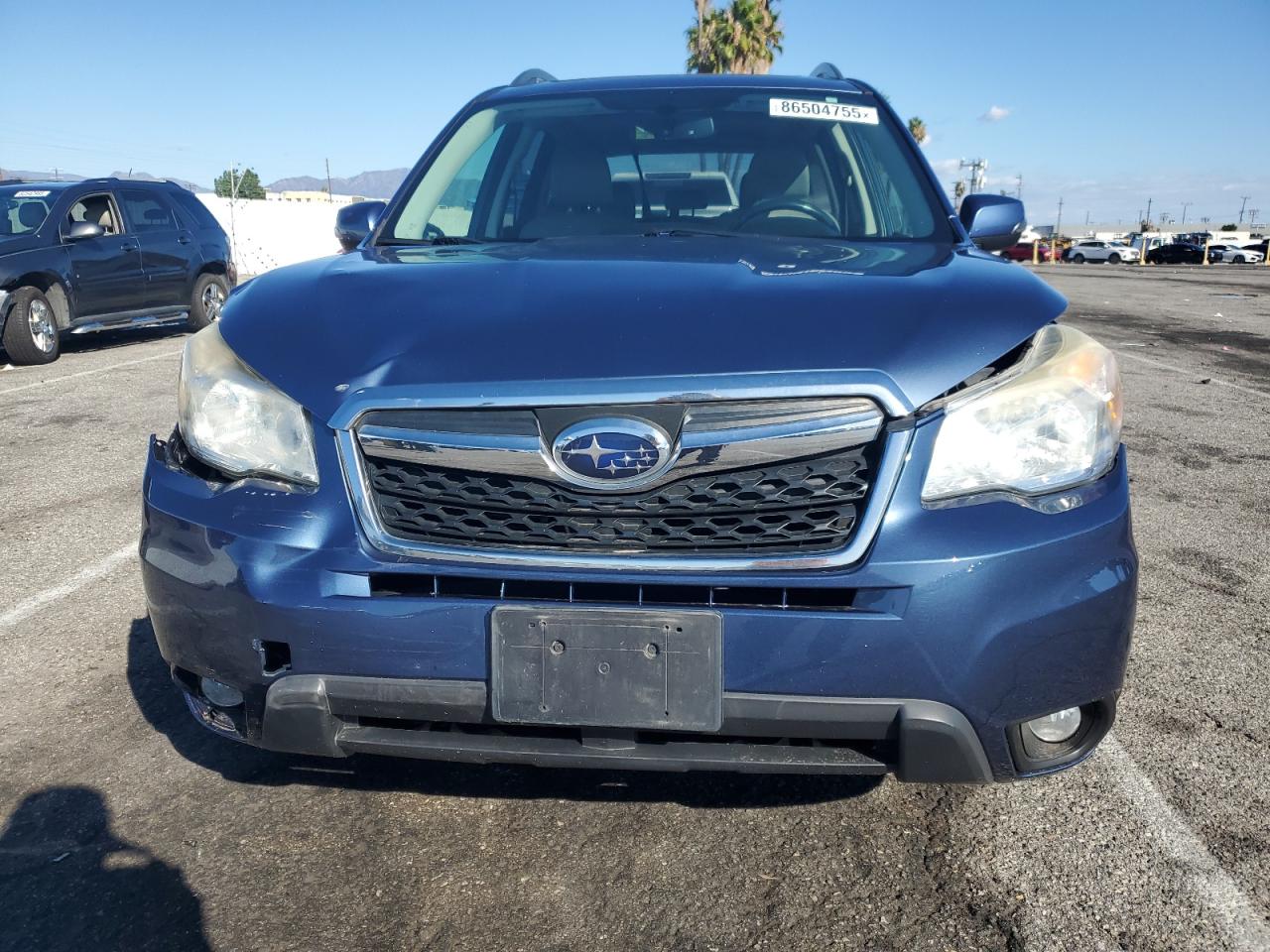2014 Subaru Forester 2.5i Touring Синий vin: JF2SJAMC7EH407842