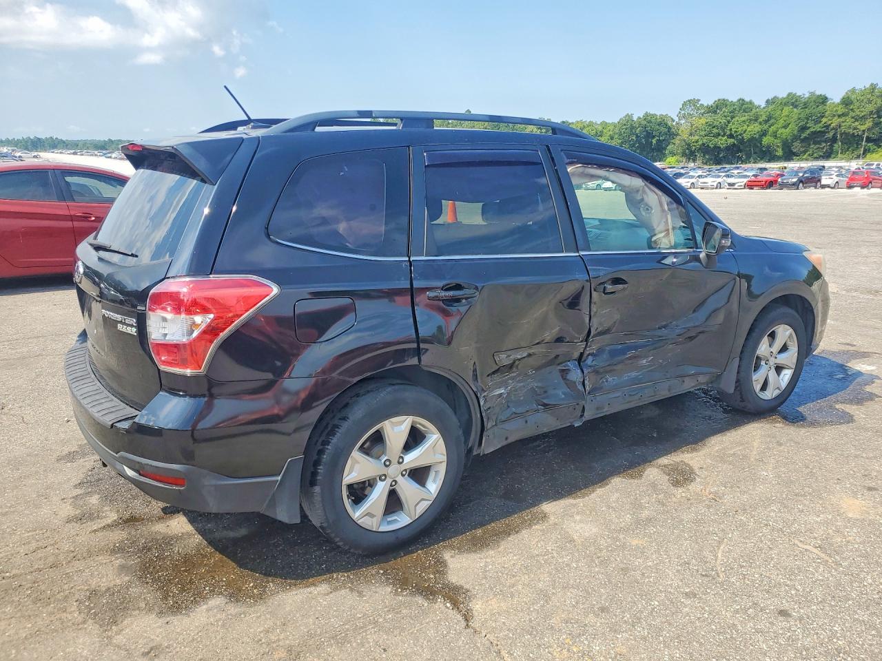 2014 Subaru Forester 2.5i Touring Black vin: JF2SJAMC7EH419151