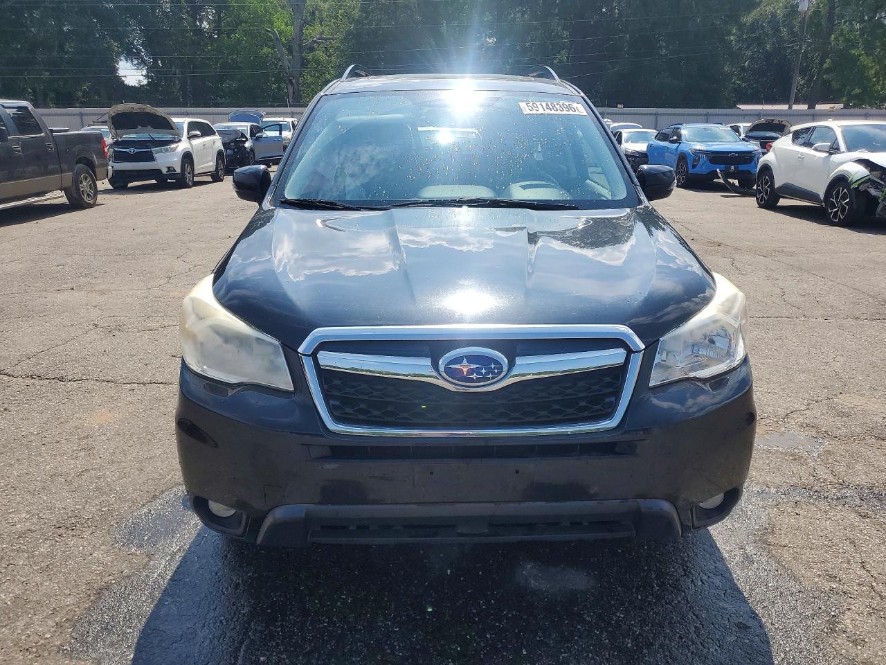 2014 Subaru Forester 2.5i Touring Black vin: JF2SJAMC7EH419151