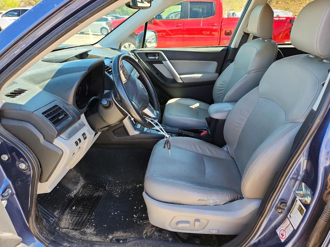 2014 Subaru Forester 2.5i Touring Blue vin: JF2SJAMC8EH448223
