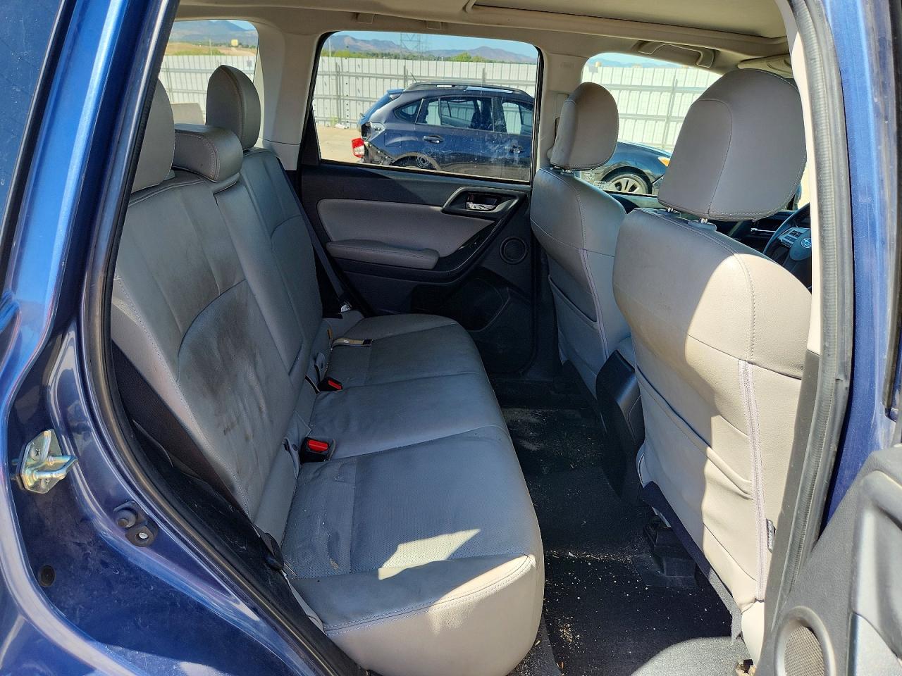 2014 Subaru Forester 2.5i Touring Blue vin: JF2SJAMC8EH448223