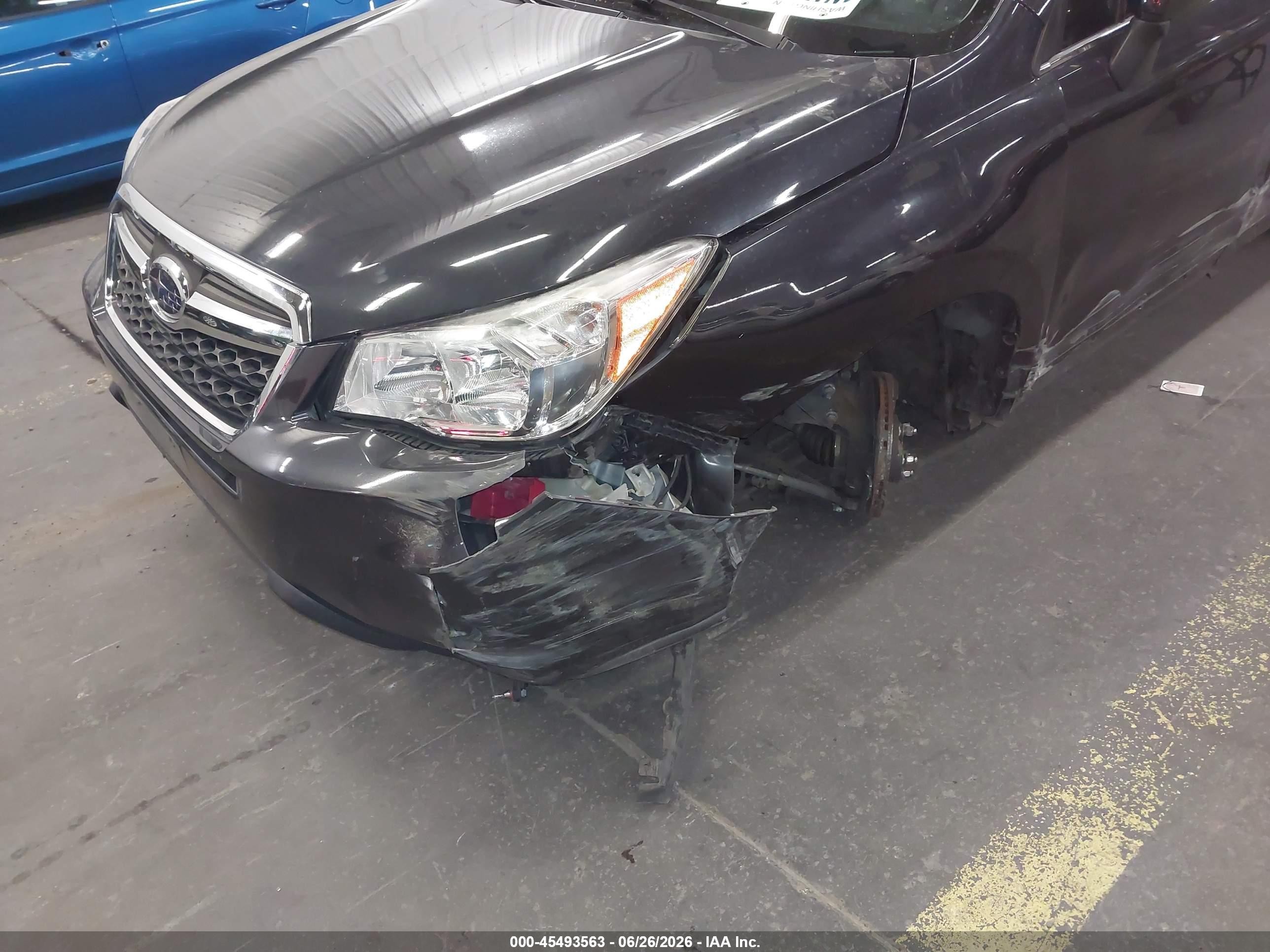 2014 Subaru Forester   Серый vin: JF2SJAMC9EH408202