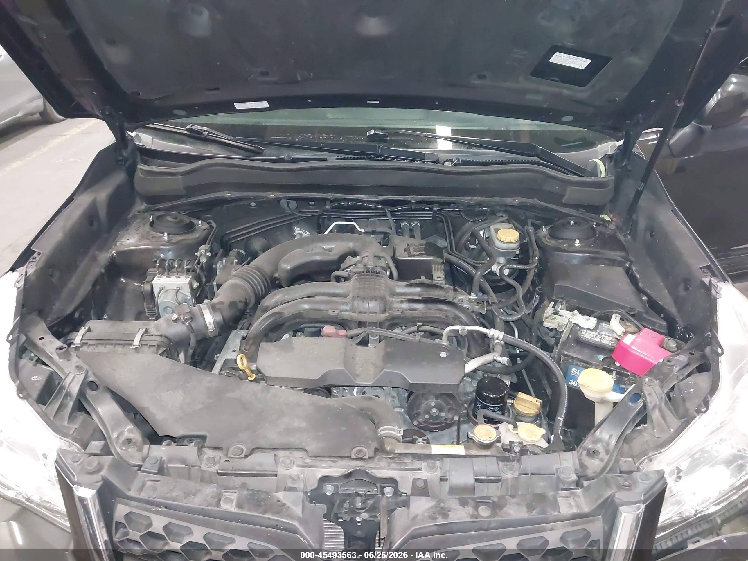 2014 Subaru Forester   Серый vin: JF2SJAMC9EH408202