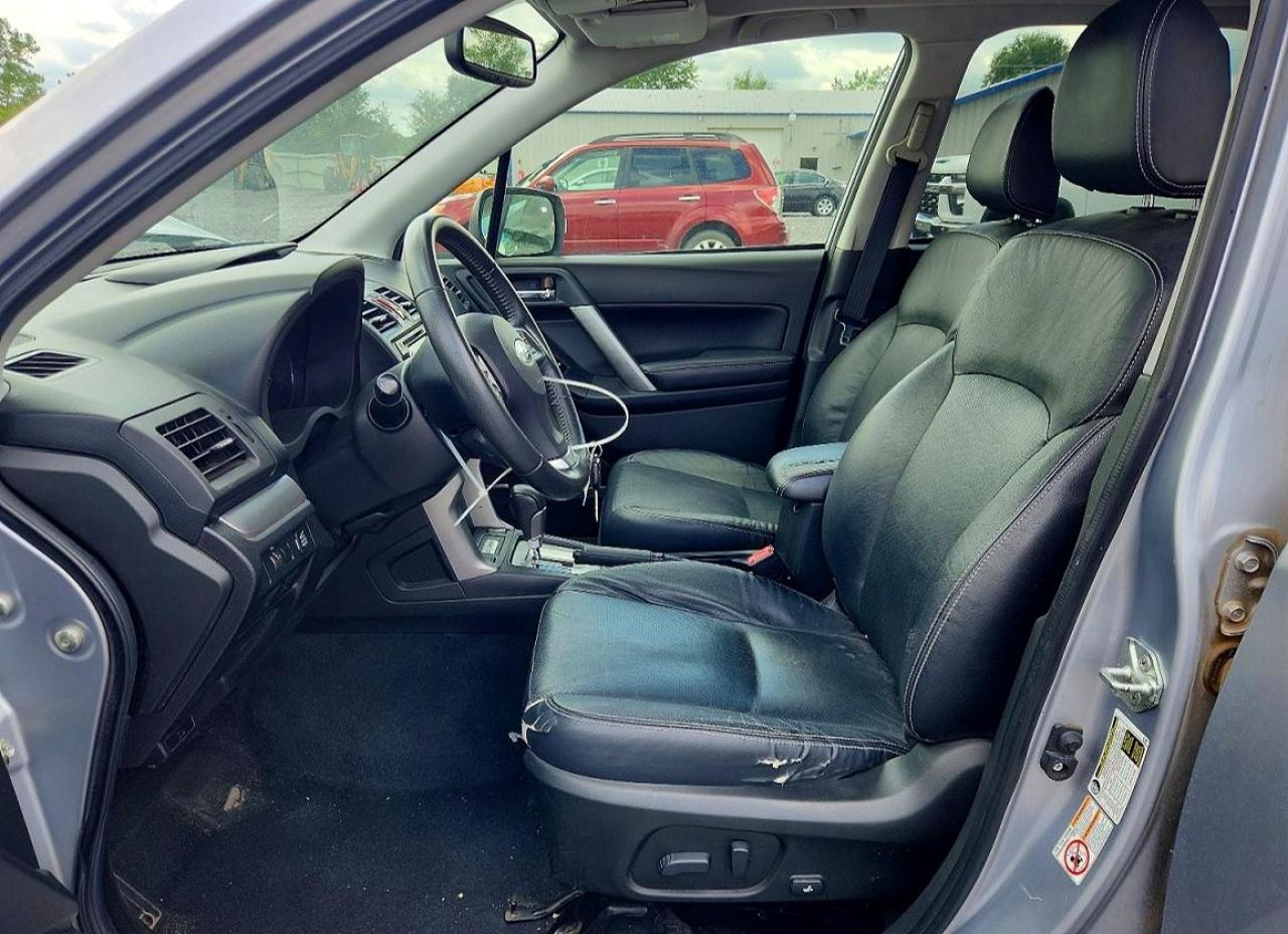 2014 Subaru Forester 2.5i Touring Silver vin: JF2SJAMC9EH490867