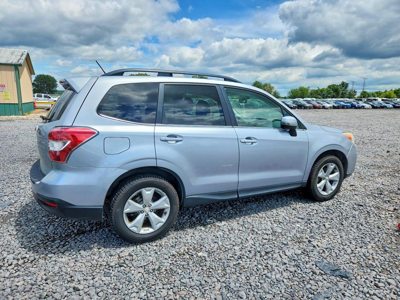 2014 Subaru Forester 2.5i Touring Silver vin: JF2SJAMC9EH490867