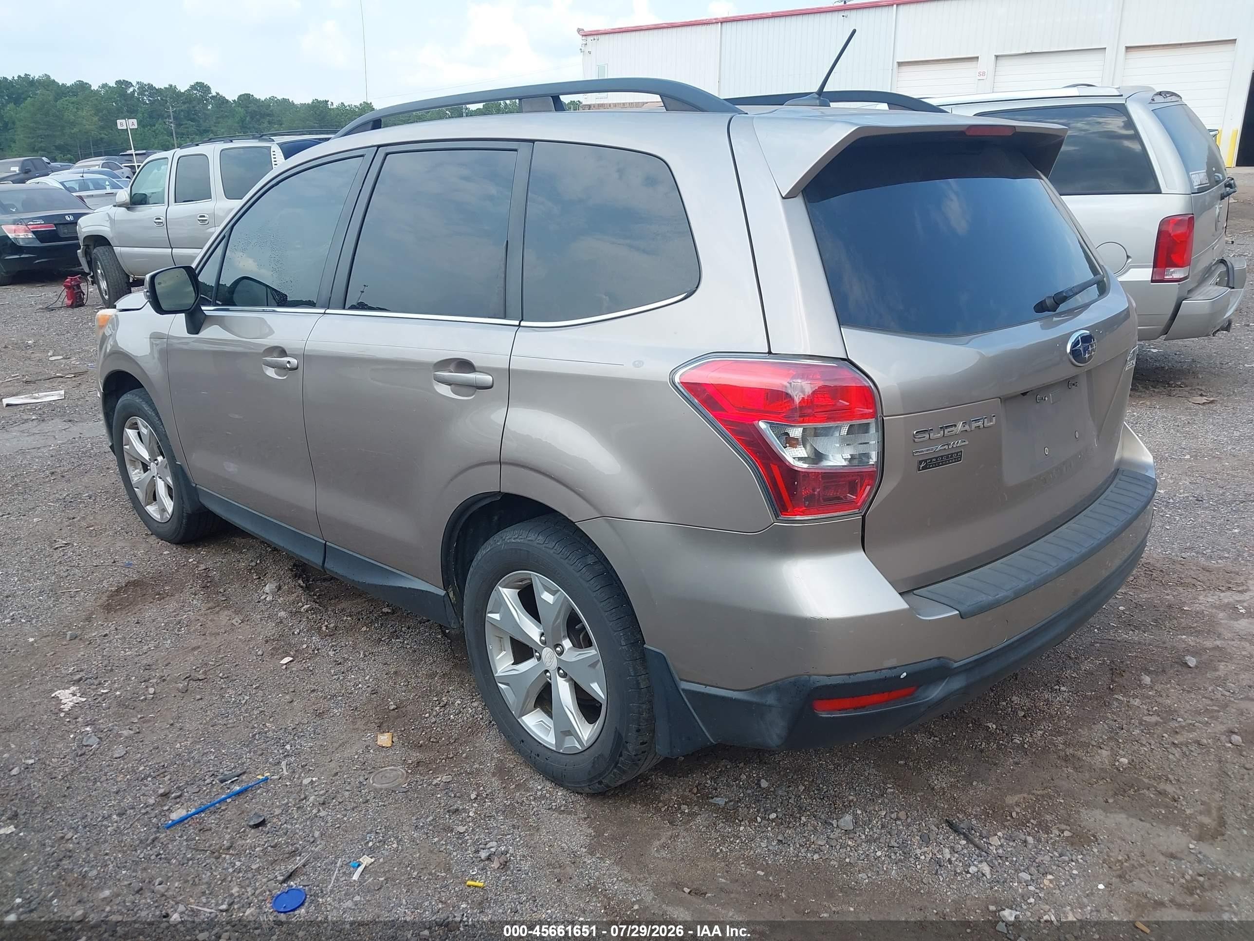 2014 Subaru Forester 2.5i Touring Gray vin: JF2SJAMC9EH504296