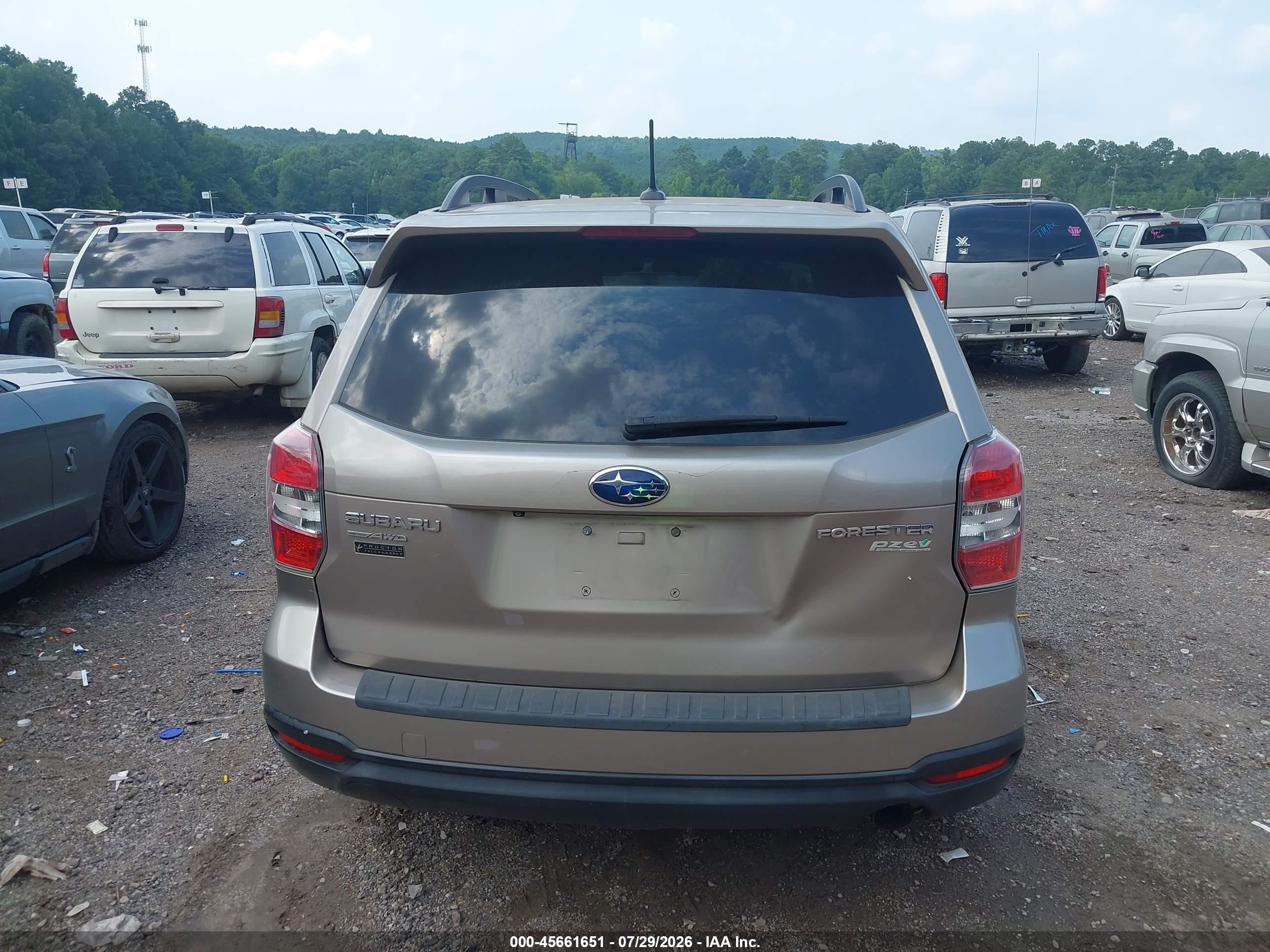 2014 Subaru Forester 2.5i Touring Gray vin: JF2SJAMC9EH504296