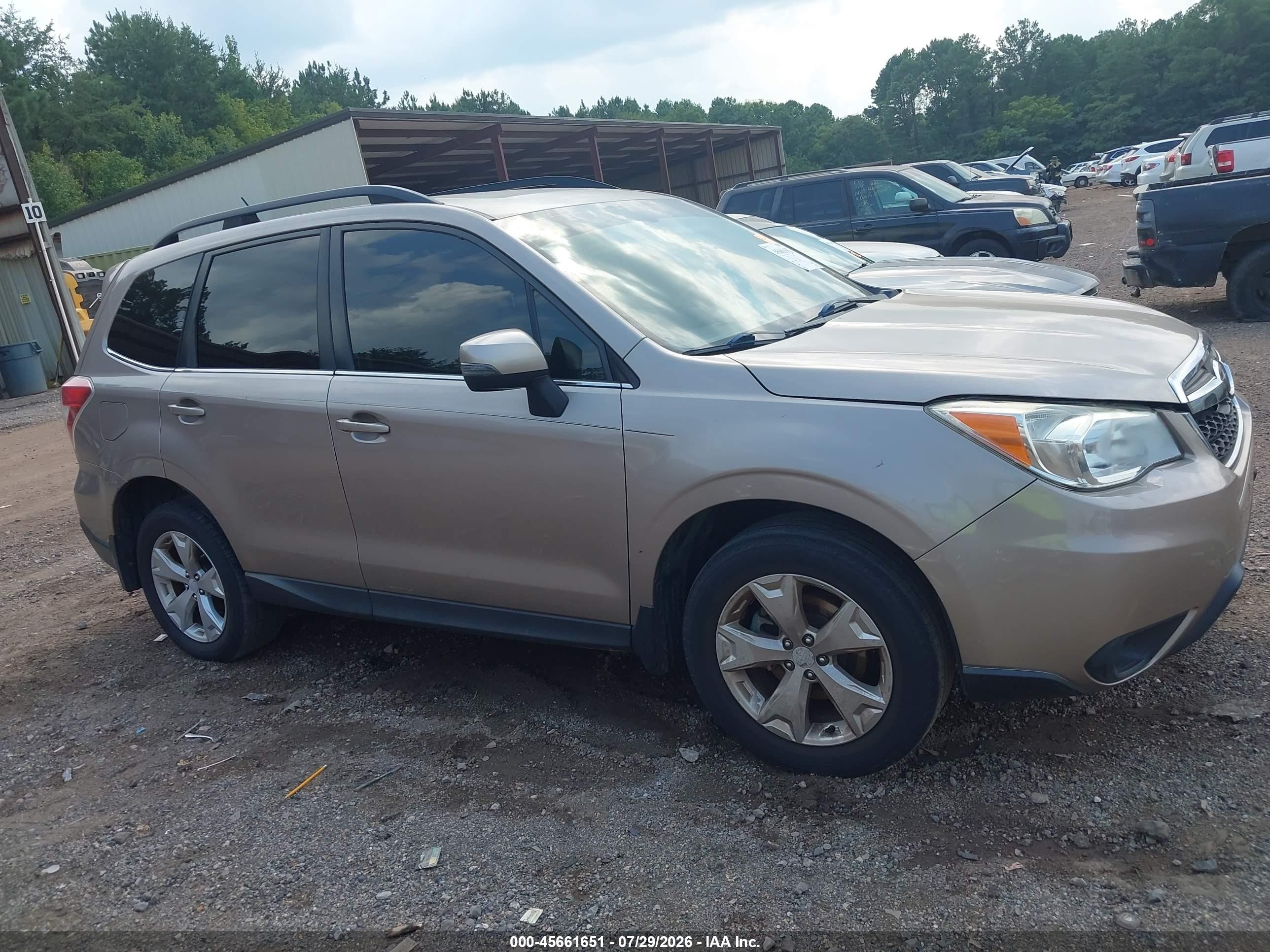 2014 Subaru Forester 2.5i Touring Gray vin: JF2SJAMC9EH504296