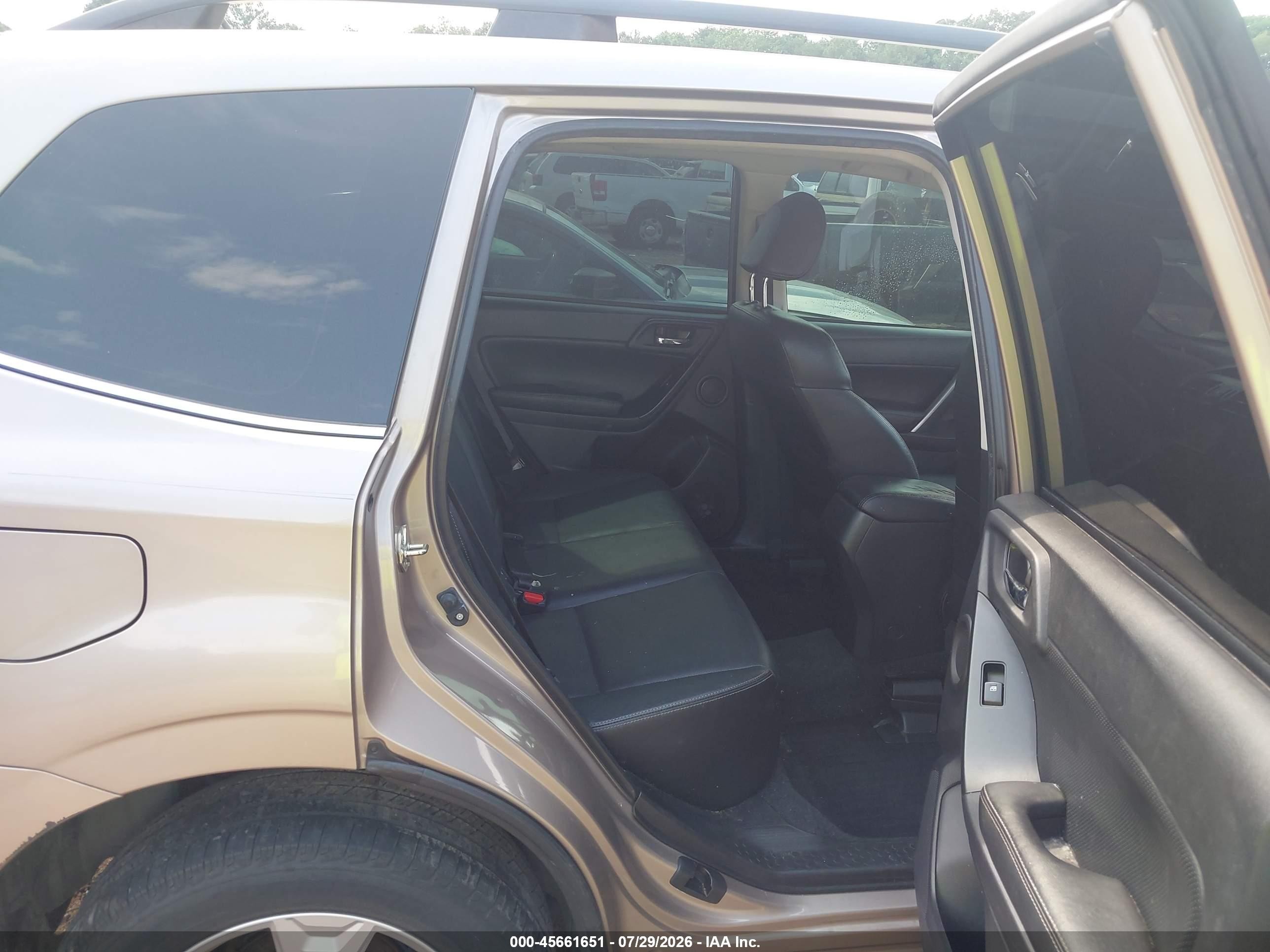 2014 Subaru Forester 2.5i Touring Gray vin: JF2SJAMC9EH504296