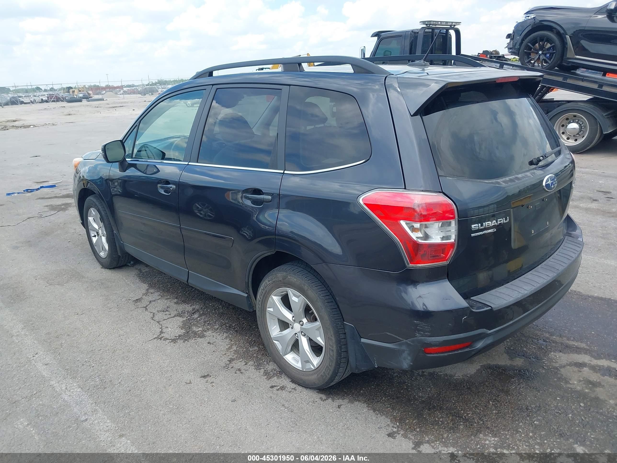 2014 Subaru Forester 2.5i Touring Gray vin: JF2SJAMCXEH417474