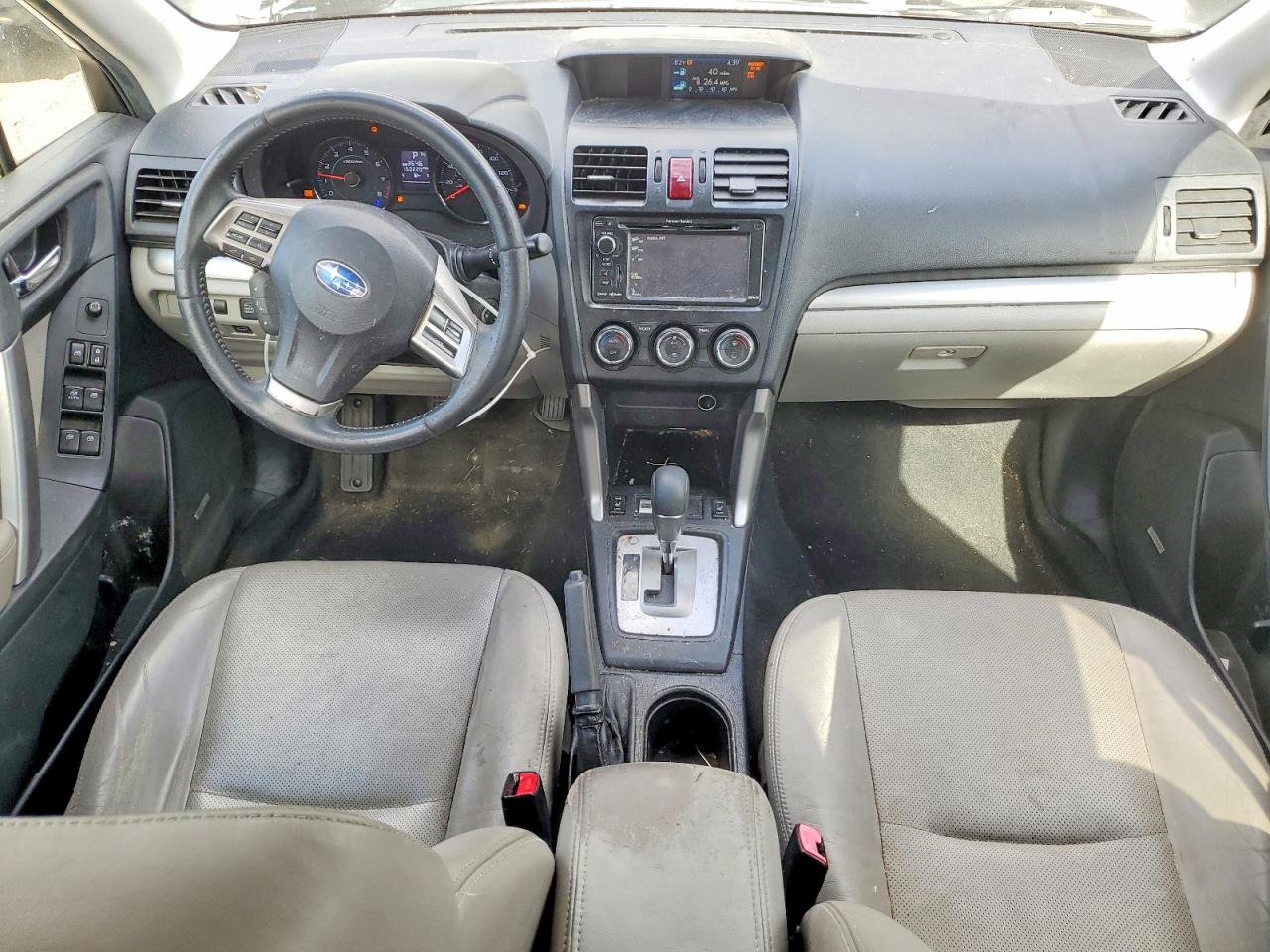 2014 Subaru Forester 2.5i Touring White vin: JF2SJAMCXEH527411