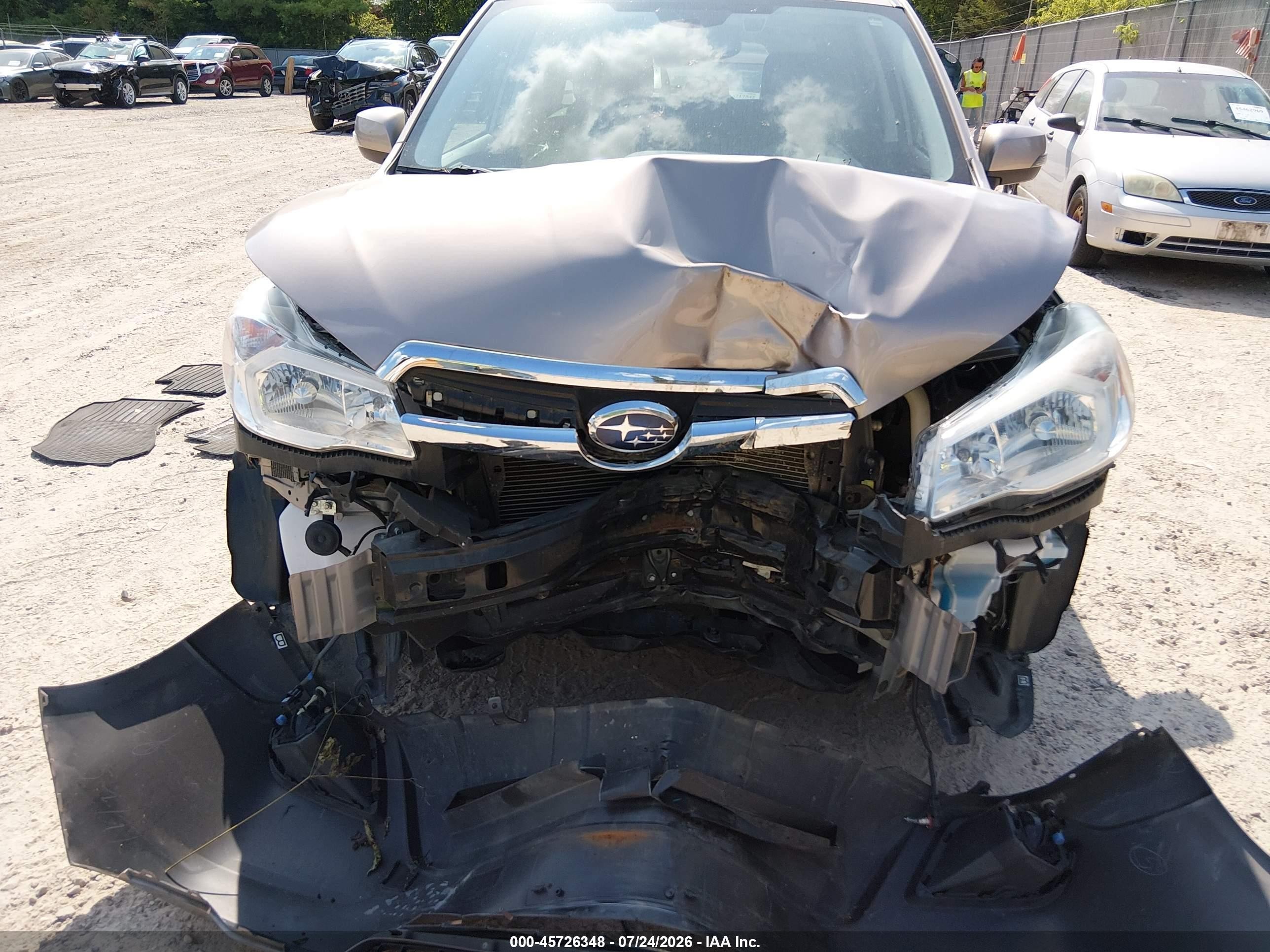 2014 Subaru Forester 2.5i Touring Champagne vin: JF2SJAPC0EH546559