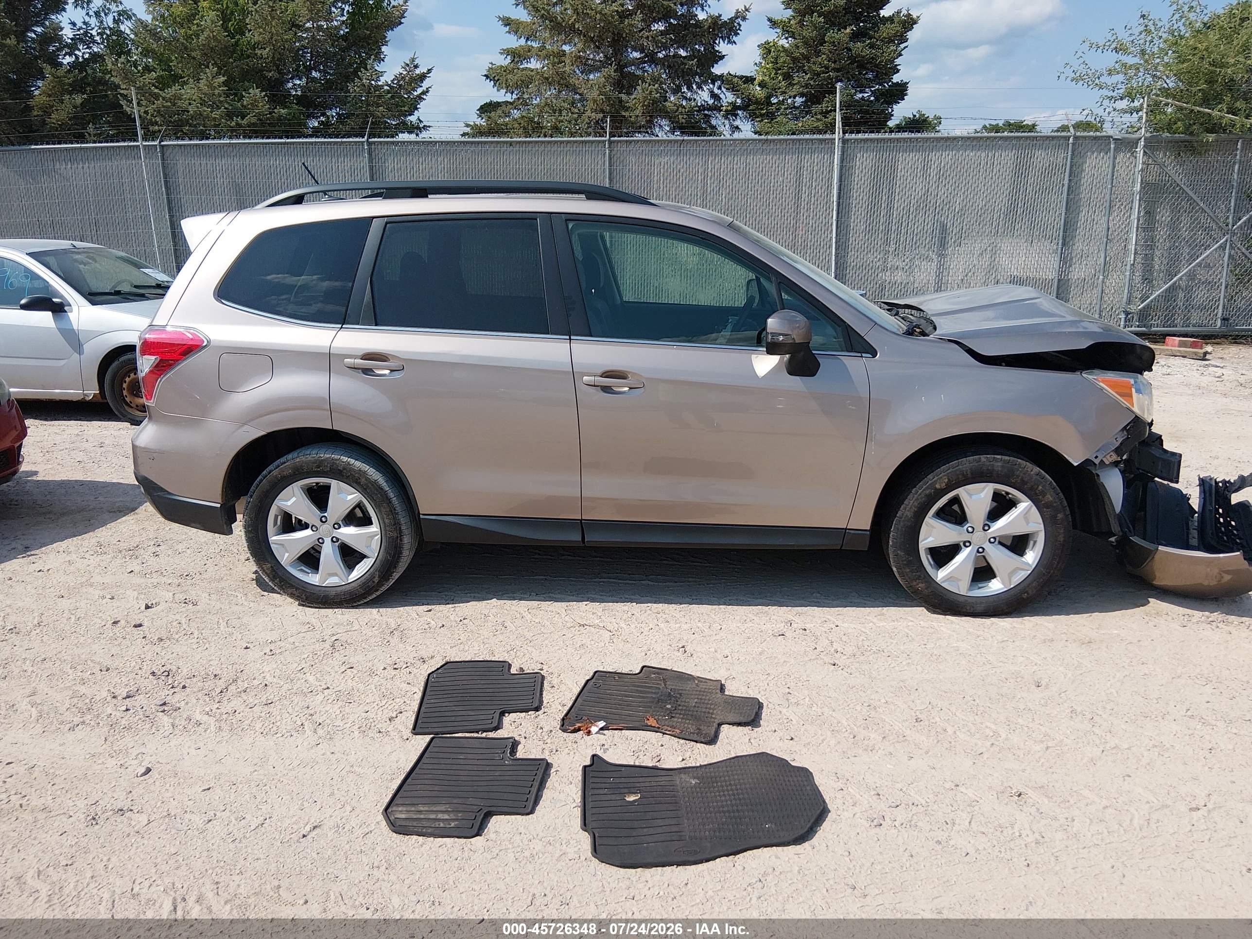 2014 Subaru Forester 2.5i Touring Champagne vin: JF2SJAPC0EH546559