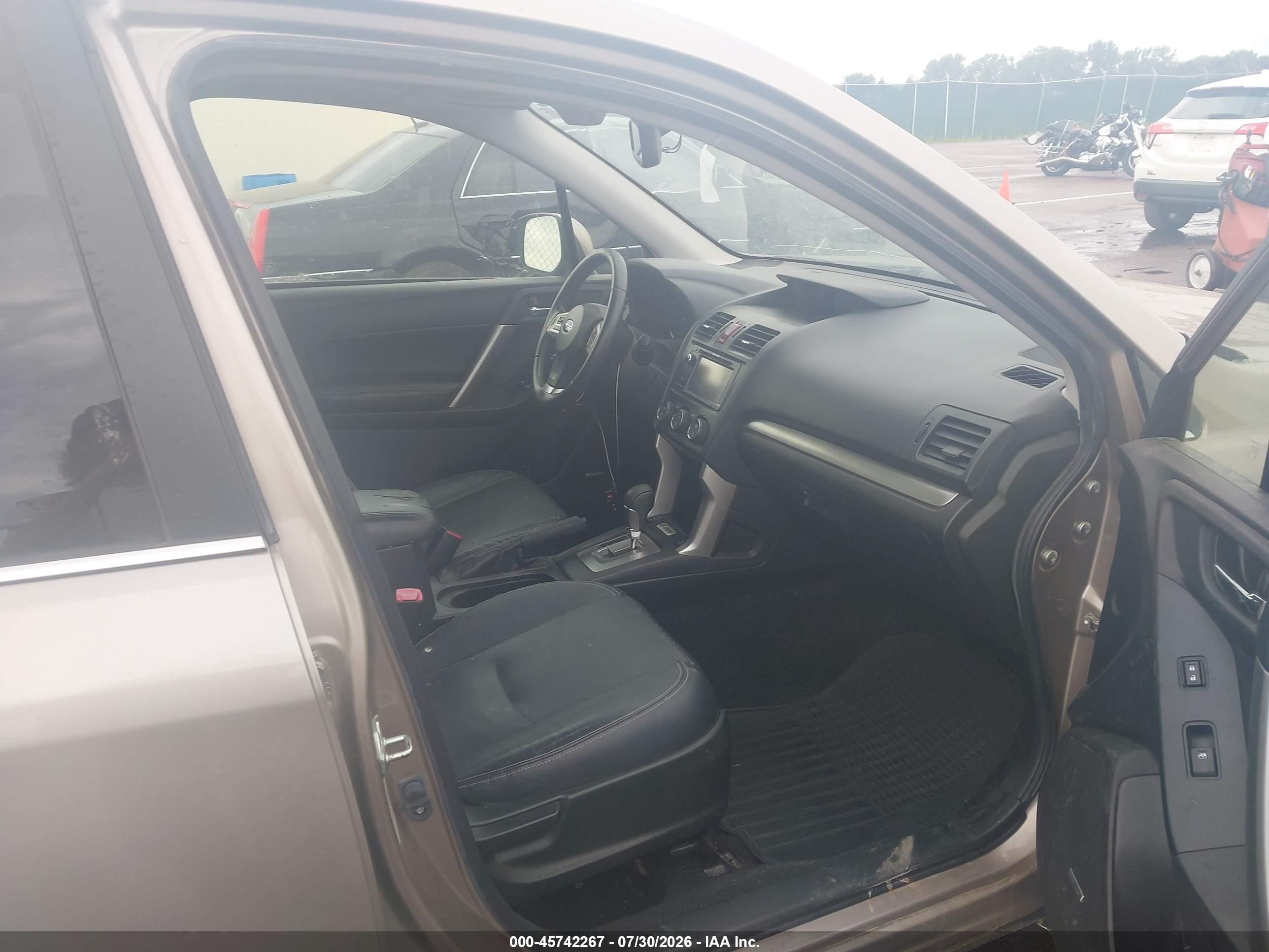 2014 Subaru Forester 2.5i Touring Brown vin: JF2SJAPC0EH548439