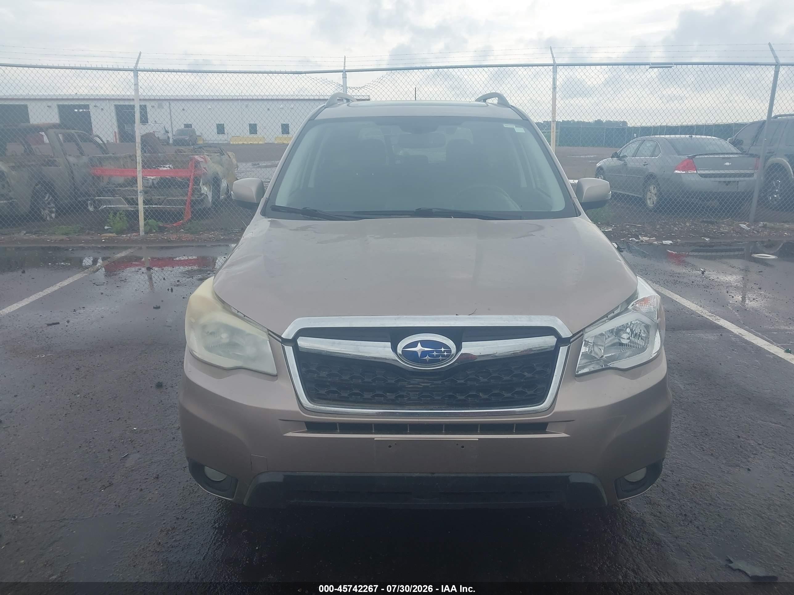 2014 Subaru Forester 2.5i Touring Brown vin: JF2SJAPC0EH548439