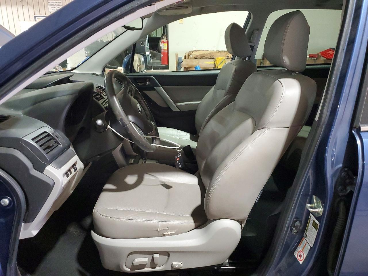2014 Subaru Forester 2.5i Touring Blue vin: JF2SJAPC1EH543136
