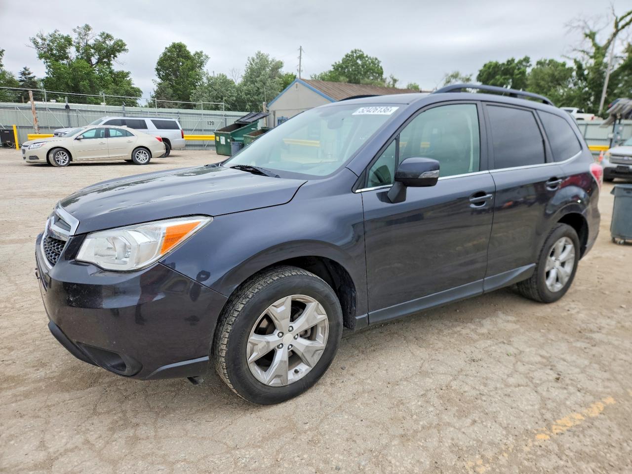 2014 Subaru Forester 2.5i Touring Угольный vin: JF2SJAPC2EH418792
