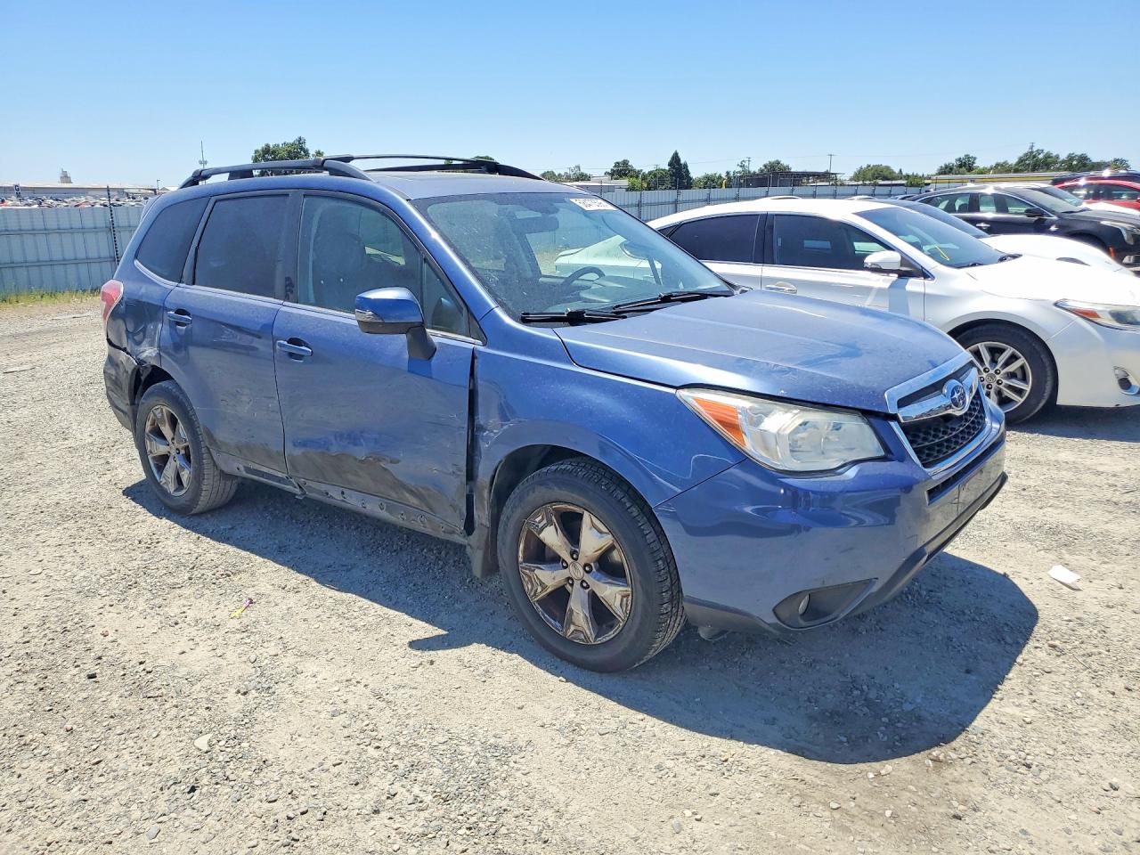 2014 Subaru Forester 2.5i Touring Blue vin: JF2SJAPC2EH555912