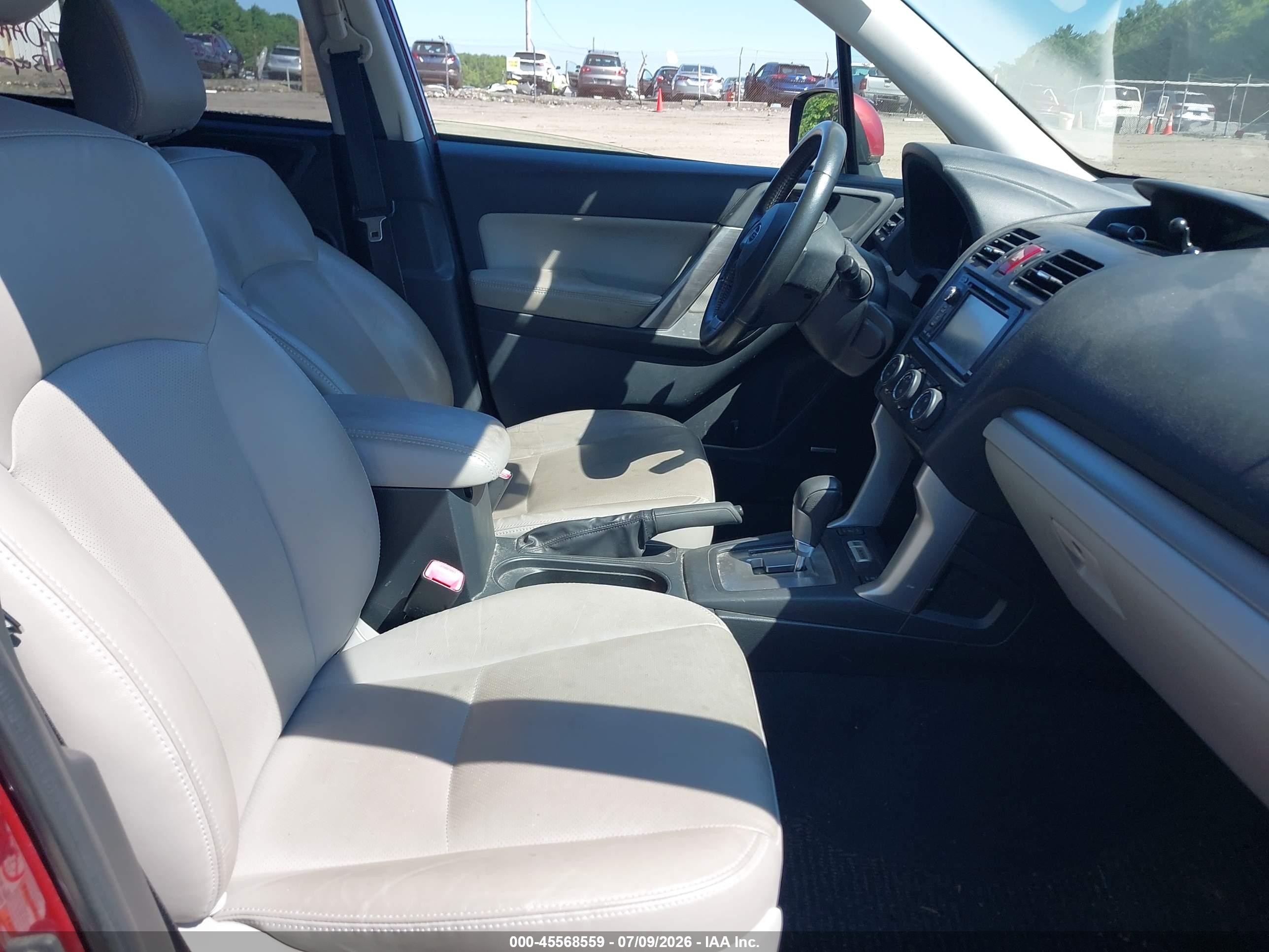 2014 Subaru Forester 2.5i Touring Red vin: JF2SJAPC3EH425315