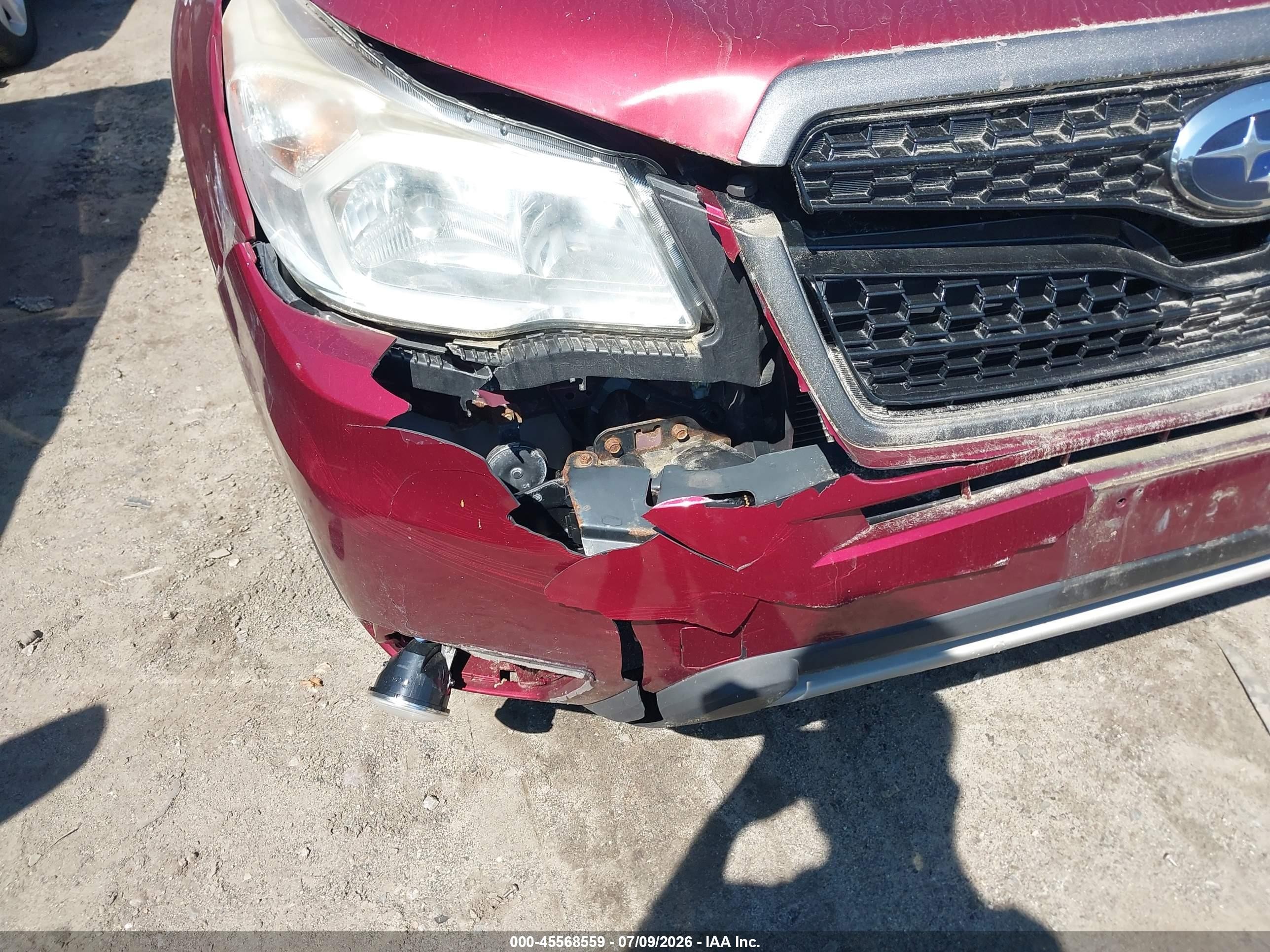 2014 Subaru Forester 2.5i Touring Red vin: JF2SJAPC3EH425315