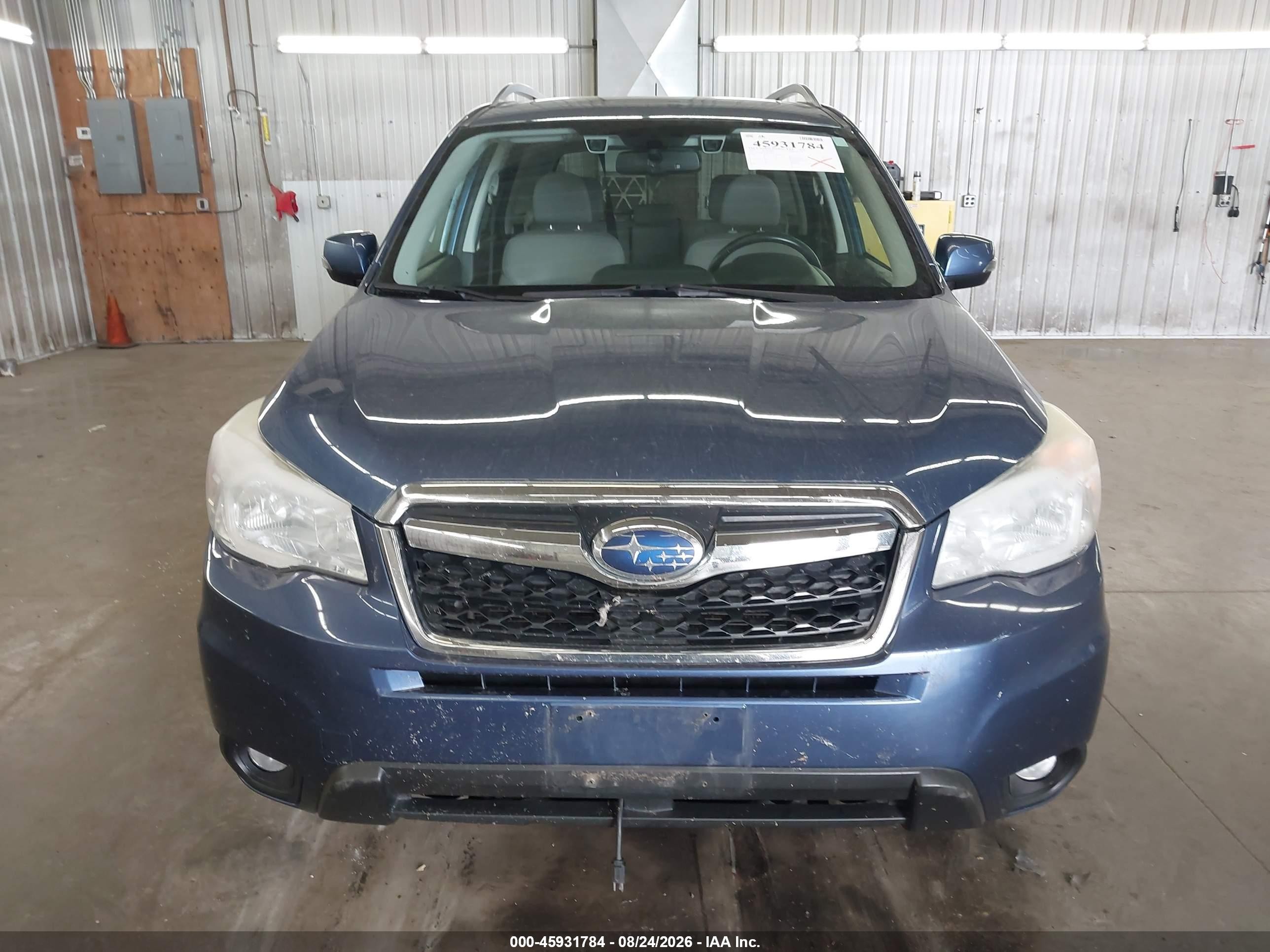 2014 Subaru Forester 2.5i Touring Blue vin: JF2SJAPC4EH514634