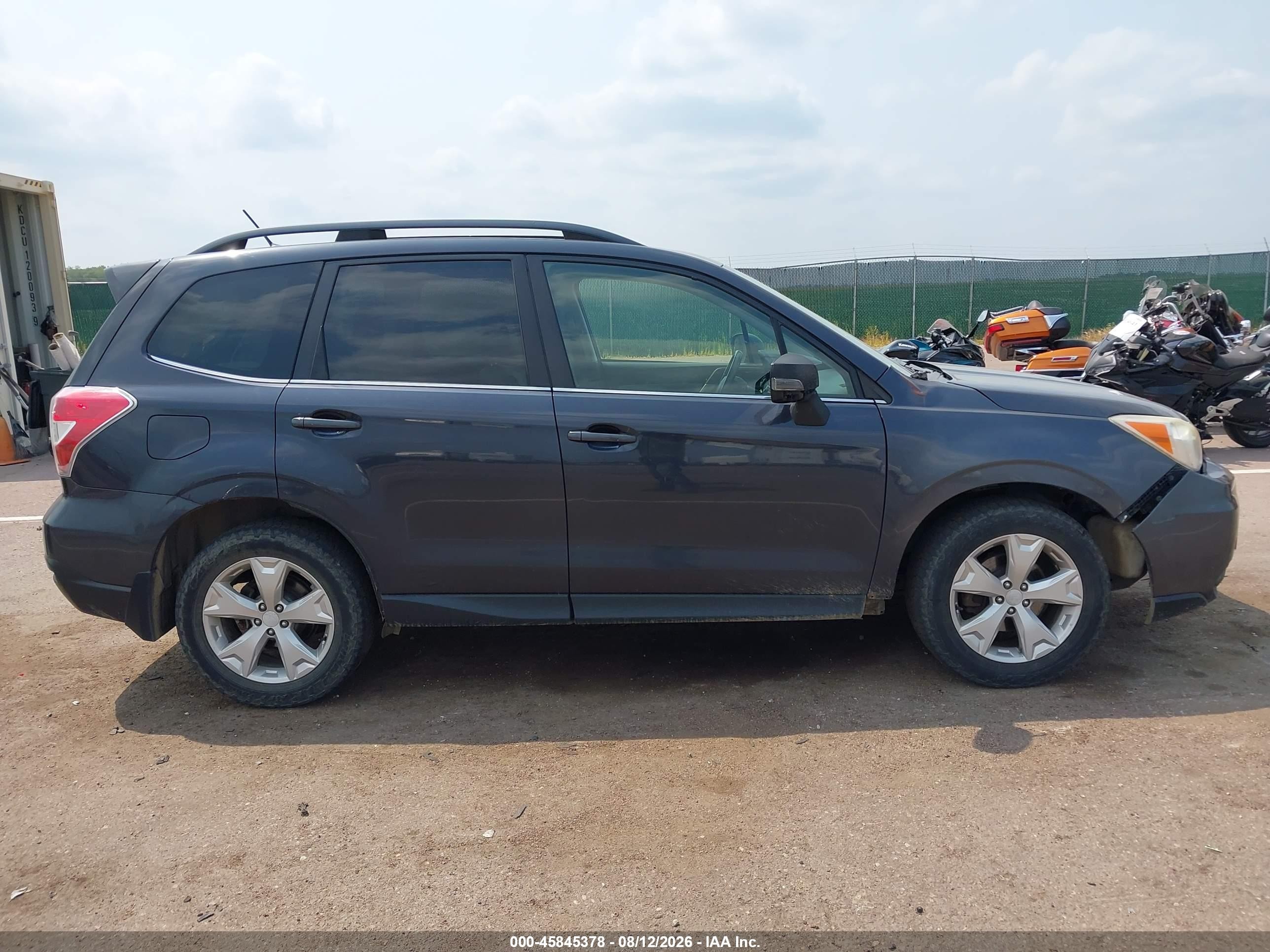 2014 Subaru Forester 2.5i Touring Черный vin: JF2SJAPC4EH516111